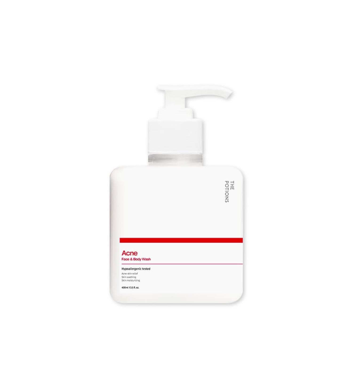 Buy The Potions Acne Face & Body Wash - Clear Skin Solution for All Skin Types | International Shipping Available - Buy Online on GoSupps.com