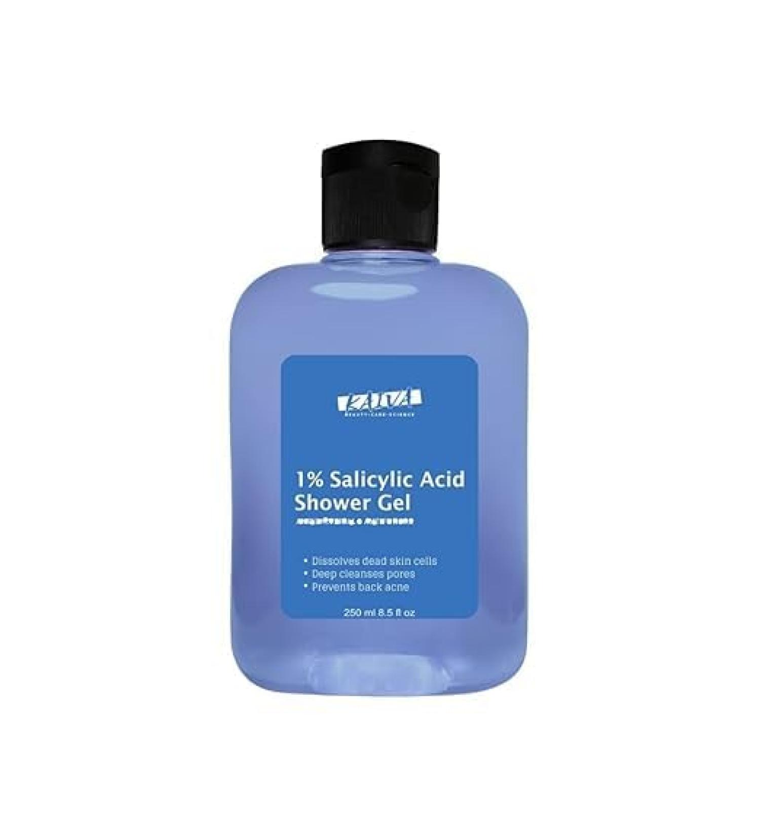 Shower Gel | Exfoliating Body Wash To Prevent Body Acne & Cleanse Skin Glycolic Acid | For Women & Men | 250 ml