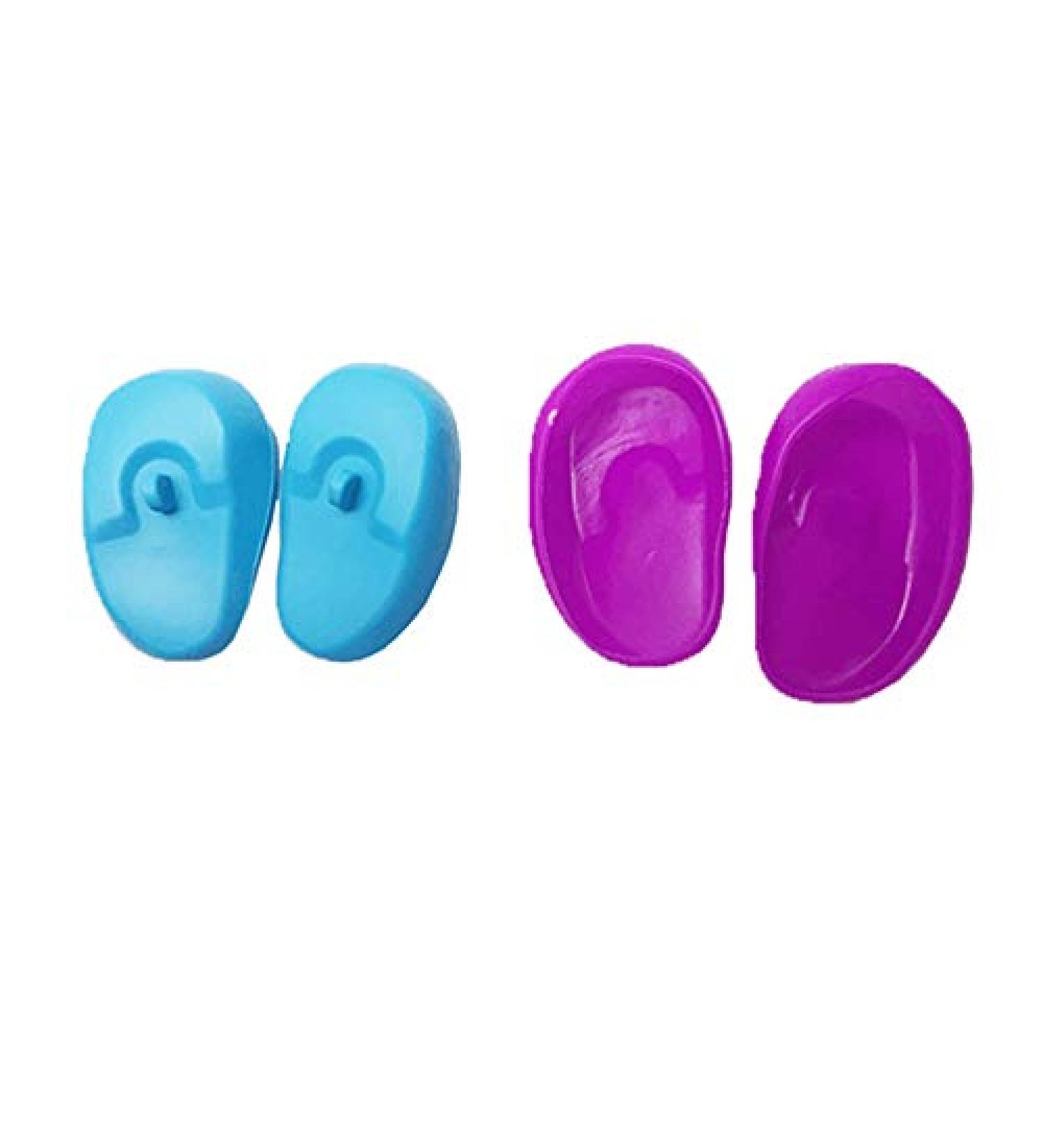 3 Pairs Waterproof Silicone Ear Covers - Hairdressing Dye Coloring Ear Protectors for Salon and Home Use - Buy Online on GoSupps.com