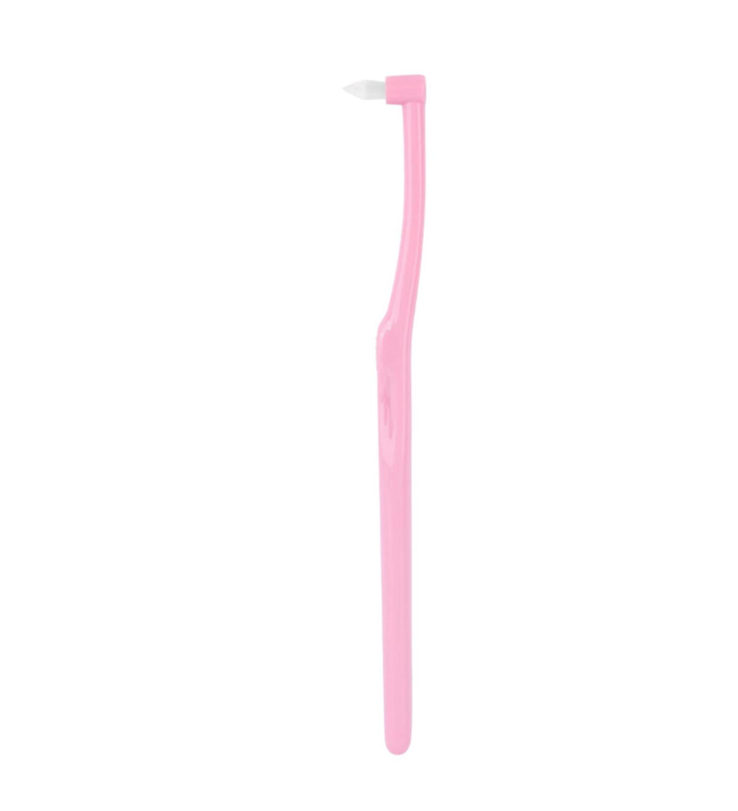 Interdental Brush for Orthodontic Cleaning - Soft Microbursten Toothbrush for Teeth Cleaning - 1 Piece Pink Tip - Buy Online on GoSupps.com