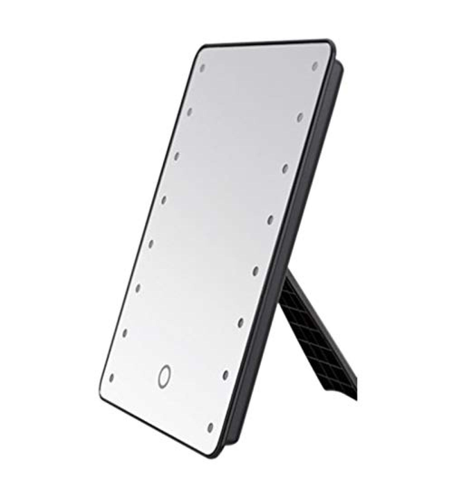 GERALD Oversized LED with Lamp Desktop Vanity Mirror Artifact Desktop Mirror Illuminated XL Beauty Mirror - Buy Online on GoSupps.com