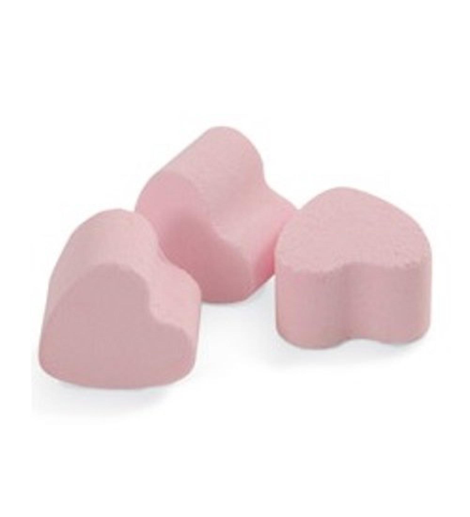 1kg Rose Scented Bath Hearts Fizzers Mini Bombs (Approximately 100)