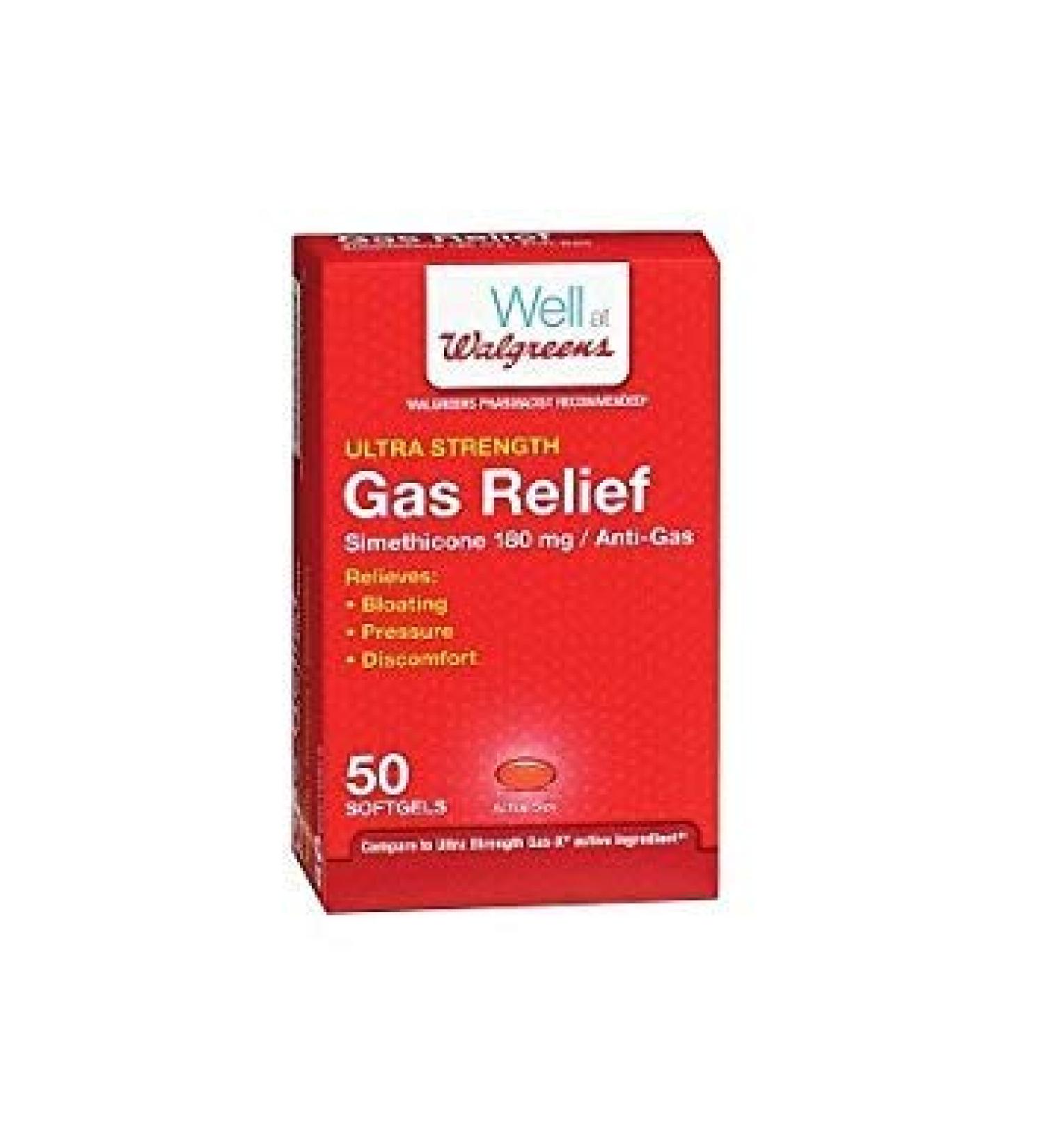 Walgreens Ultra Strength Gas Relief Softgels 50 ea