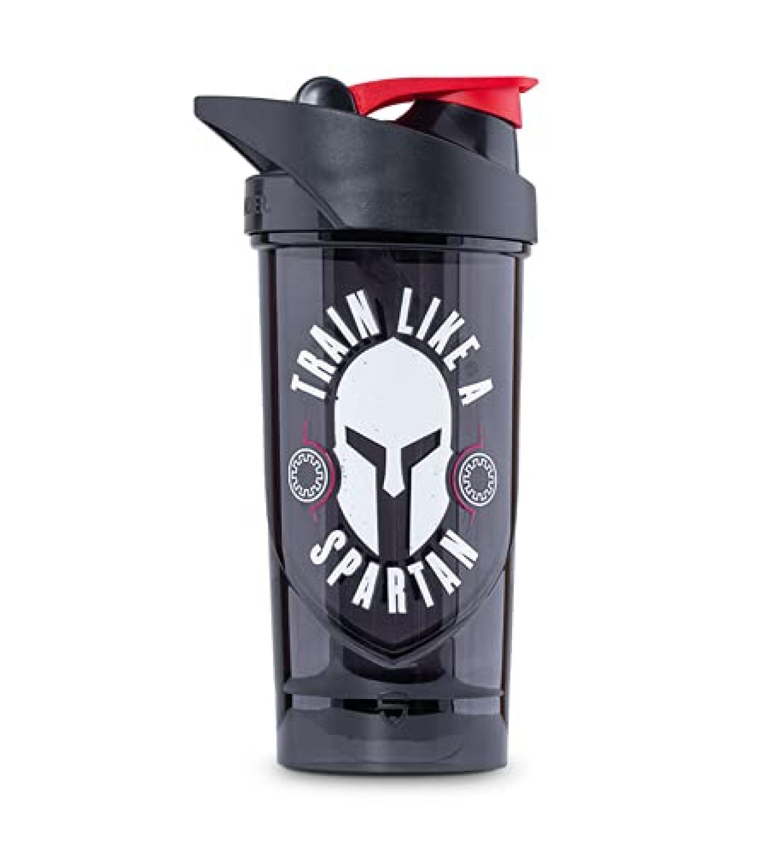 Shieldmixer Hero Pro Classic Shaker - BPA-Free 700ml Protein & Fitness Bottle - Black Gym Accessories - Buy Online on GoSupps.com