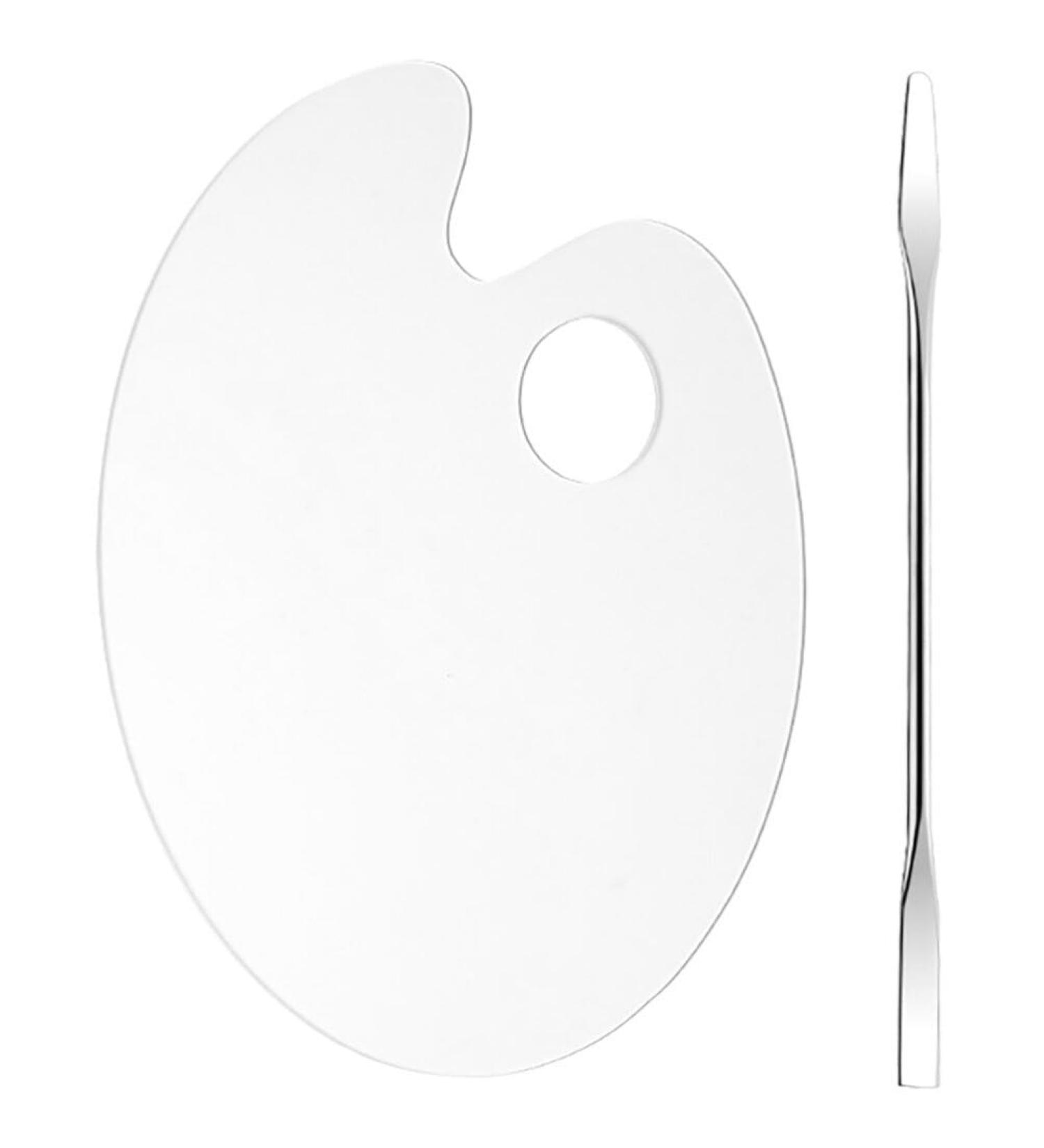  DIYEAH Makeup Mixing Palette Foundation Mixing Tray Makeup Supplies Acrylic Foundation Blending Palette - Buy Online on GoSupps.com