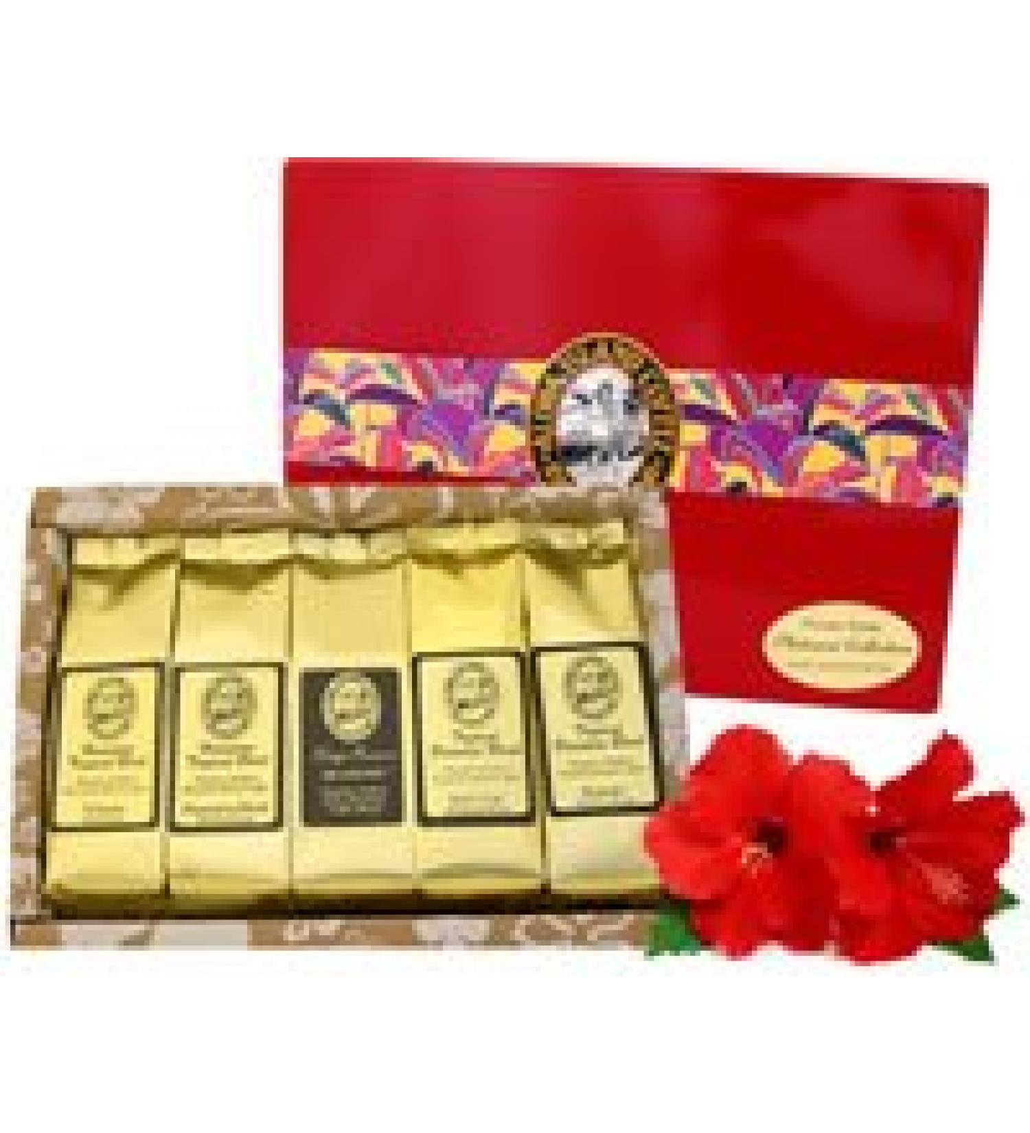 Platinum Collection: 5 Kona Blend Coffee Roasts Gift Sampler for Mother's Day, Father's Day, Birthdays - Ground Coffee, Brews 60 Cups - Buy Online on GoSupps.com