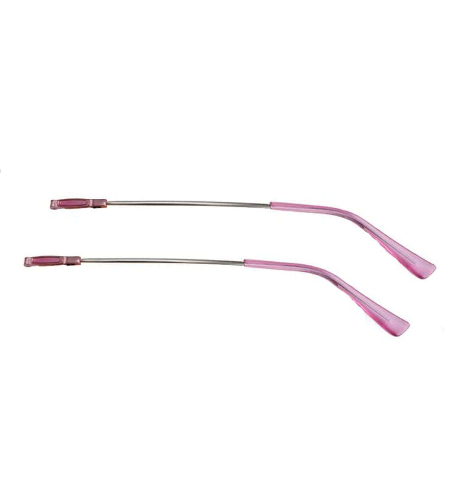 Jingyun 1 Pair Metal Glasses Replacement Glasses Replacement Temple Glasses Frames Temple Glasses Arms Legs-B Pink