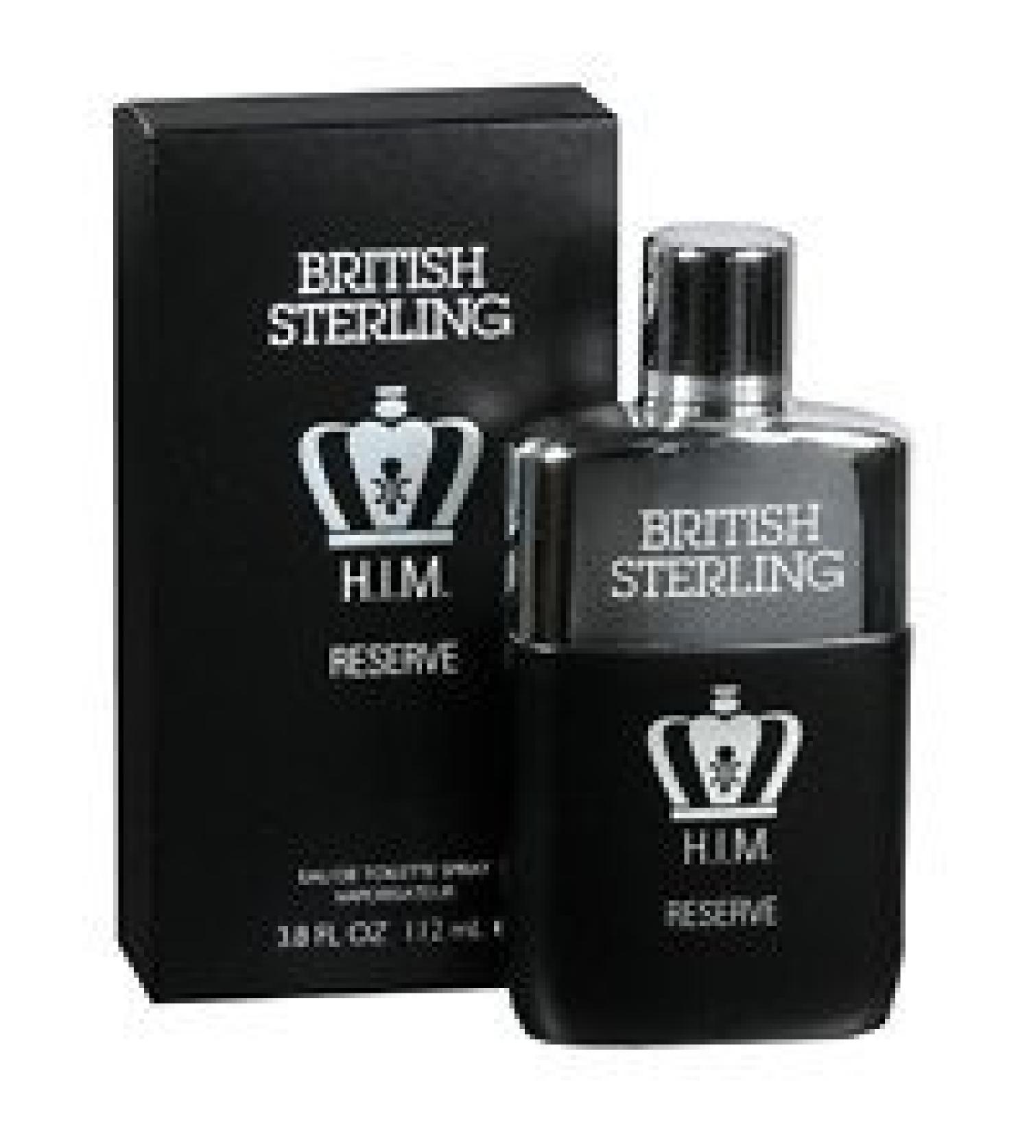 BRITISH STERLING H.I.M. RESERVE EAU DE TOILETTE SPRAY 3.8 FL. OZ. BY DANA CLASSIC FRAGRANCES (Pack of 2)