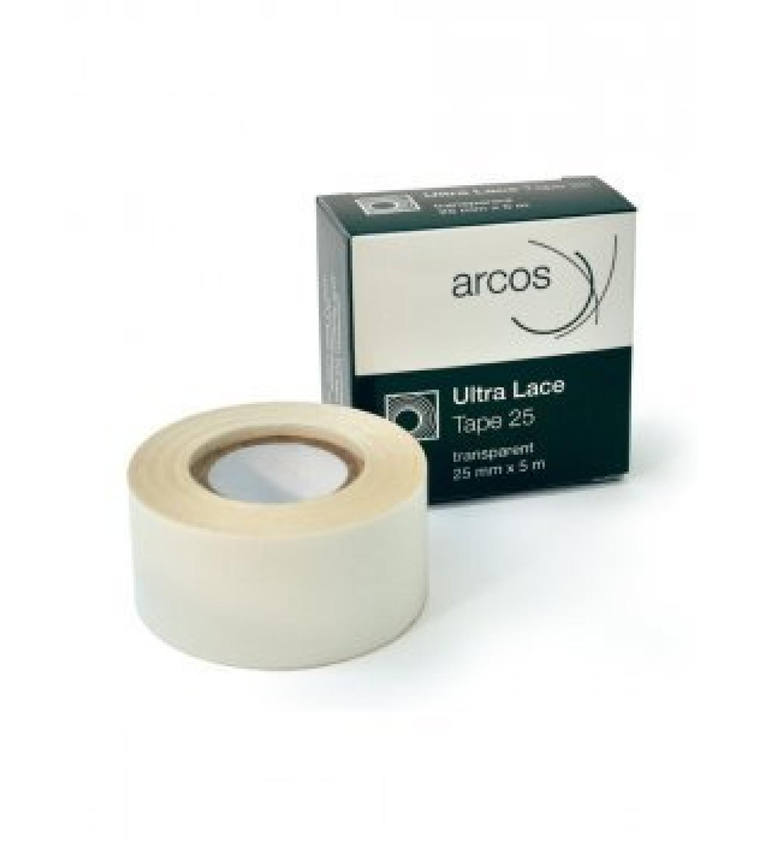 Arcos Ultra Lace Tape for Extensions & Second Hair Adhesive Roll 2.5cm x 5m