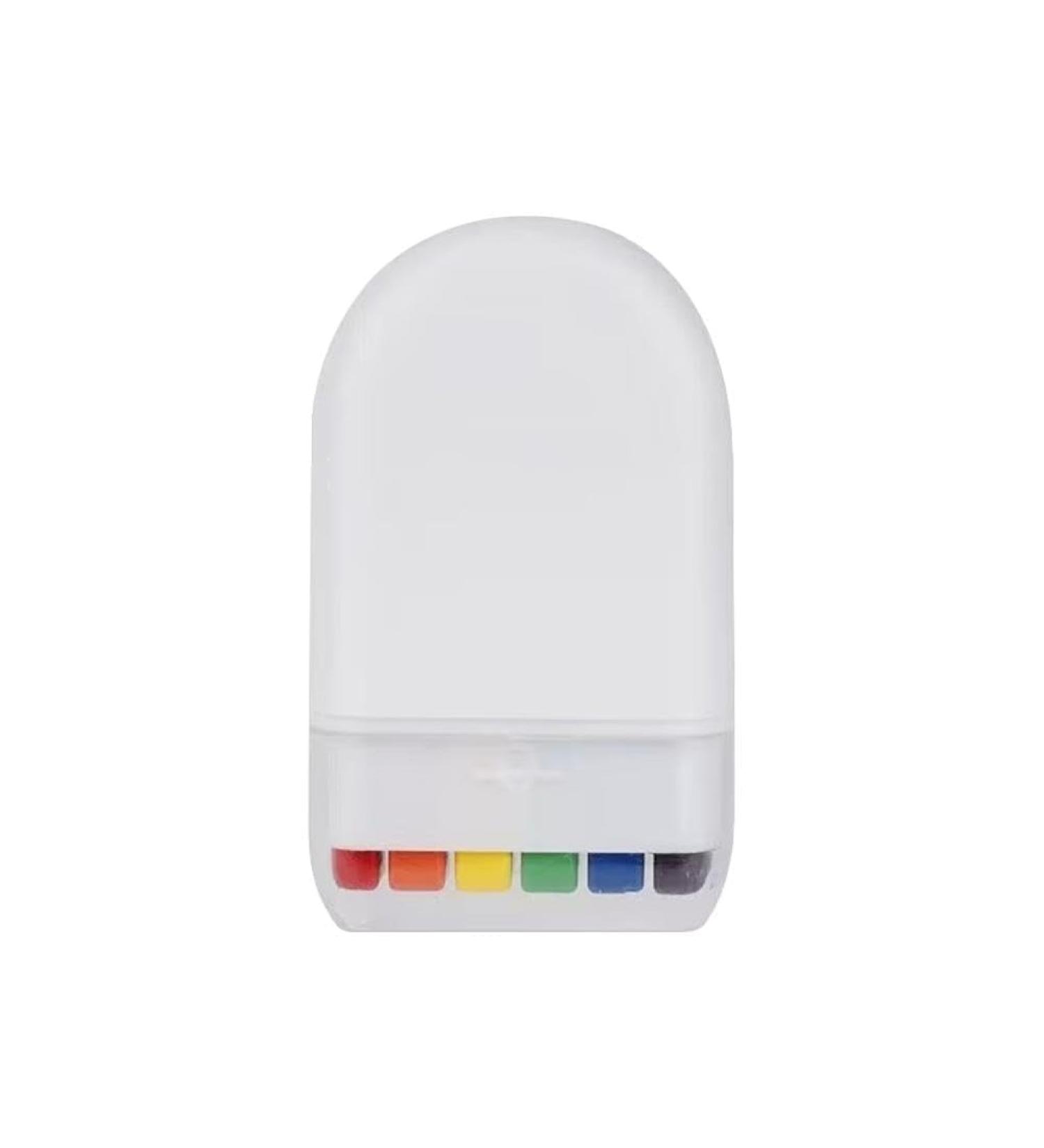 White Rainbow Face Body Paint Stick Rainbow Crayon Colored Oil Pigment Pen Painting Paste Washable Party Festival Makeup Cosmetic Paint for Cosplay Face Painting Craft Supplies