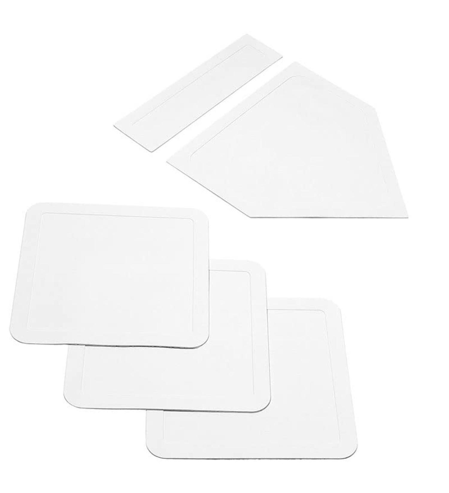 5-Piece Rubber Baseball & Softball Base Set for Kids & Adults - Orange Throw Down Bases for Teeball, Kickball, Backyard Practice - Buy Online on GoSupps.com