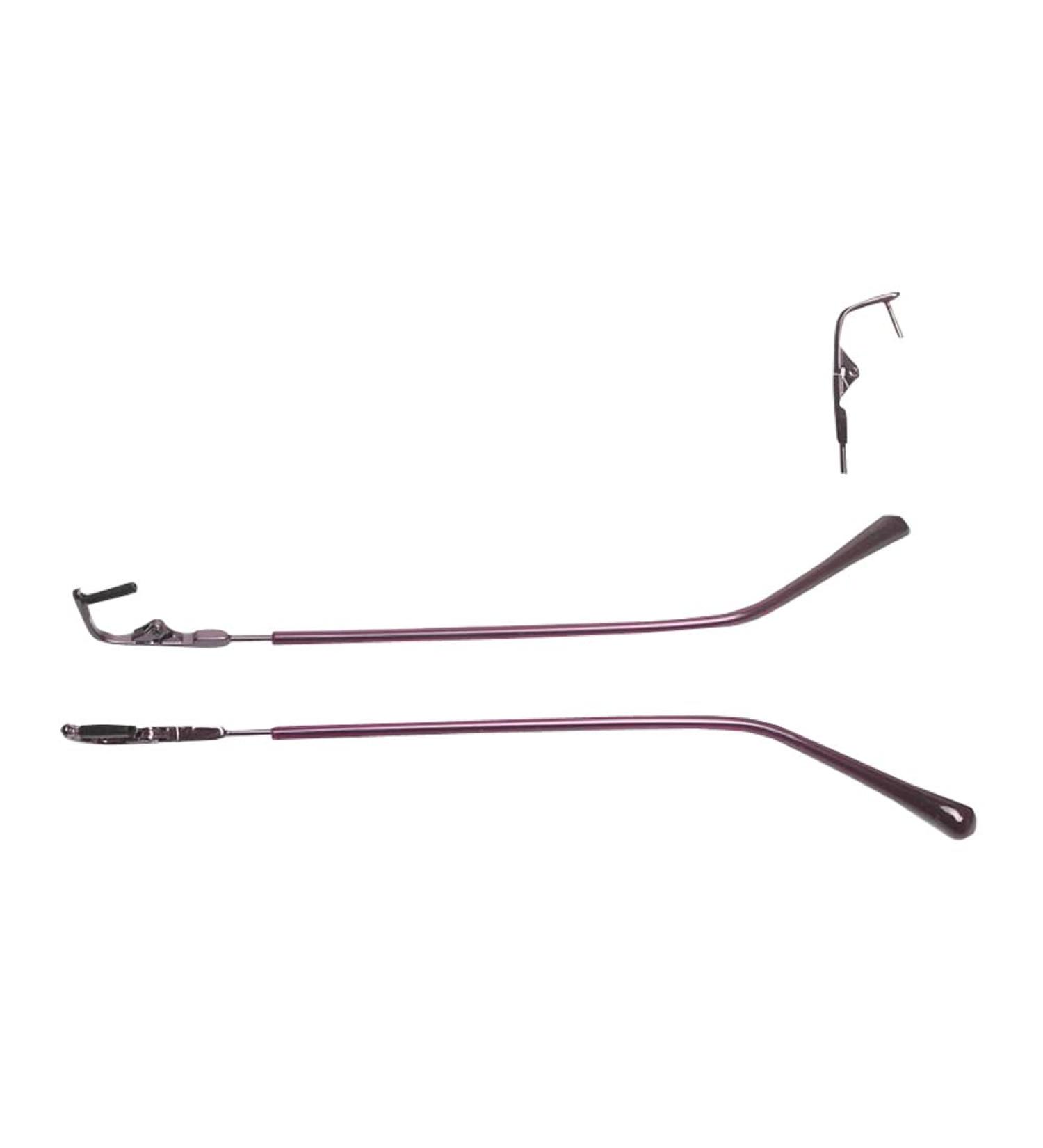 Jingyun 1 Pair Metal Eyeglasses Replacement Glasses Spare Eyeglass Frames Temple Glasses Arms Legs for Adults No Card Slot-K06