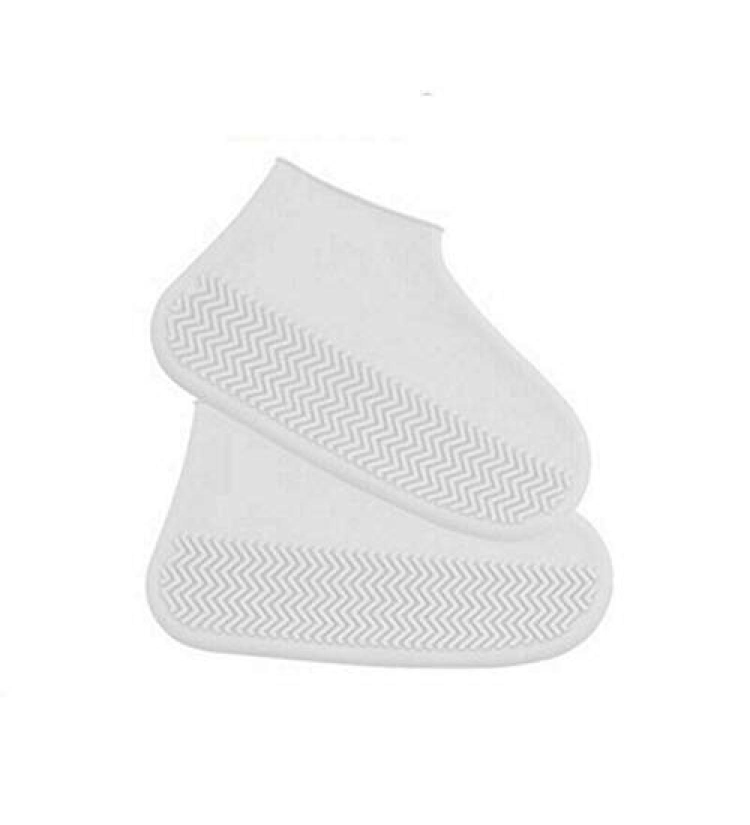 Waterproof Silicone Shoe Covers for Men, Women, and Kids - White | Taoqidiannao - Buy Online on GoSupps.com