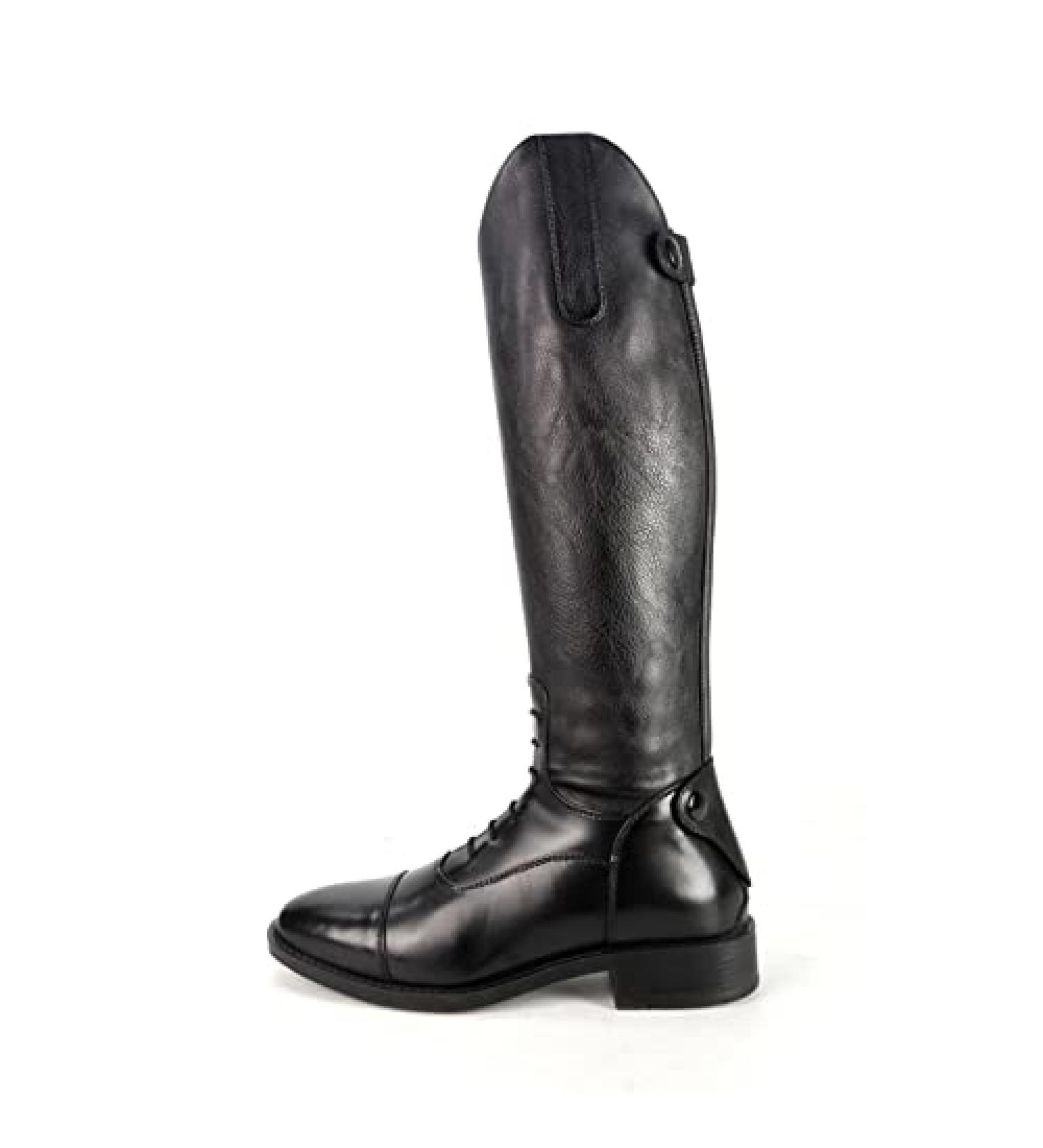 Brogini Kids Como Piccino Leather Riding Boots - Size 2 Little Kid, Black - Buy Online on GoSupps.com