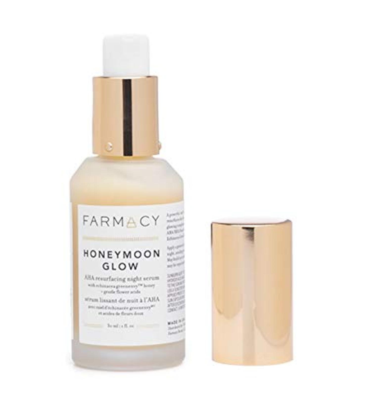 Pharmacy Farmacy Honeymoon Glow 30 ml AHA Resurfacing Night Serum - Buy Online on GoSupps.com