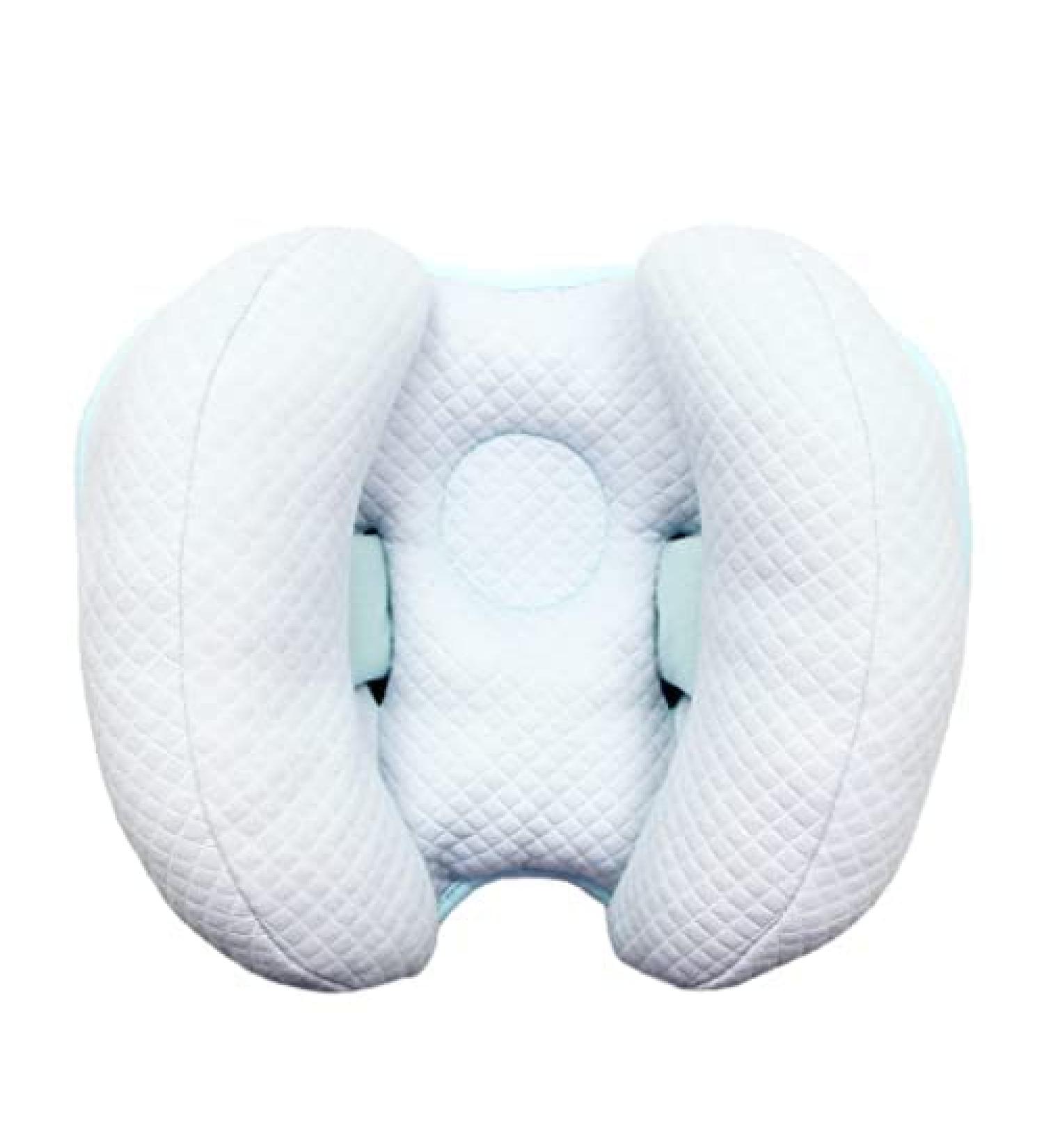 KAKIBLIN 2 in 1 Baby Travel Pillow - Adjustable Banana Shape Baby Neck Pillow for Newborns - Blue - Buy Online on GoSupps.com