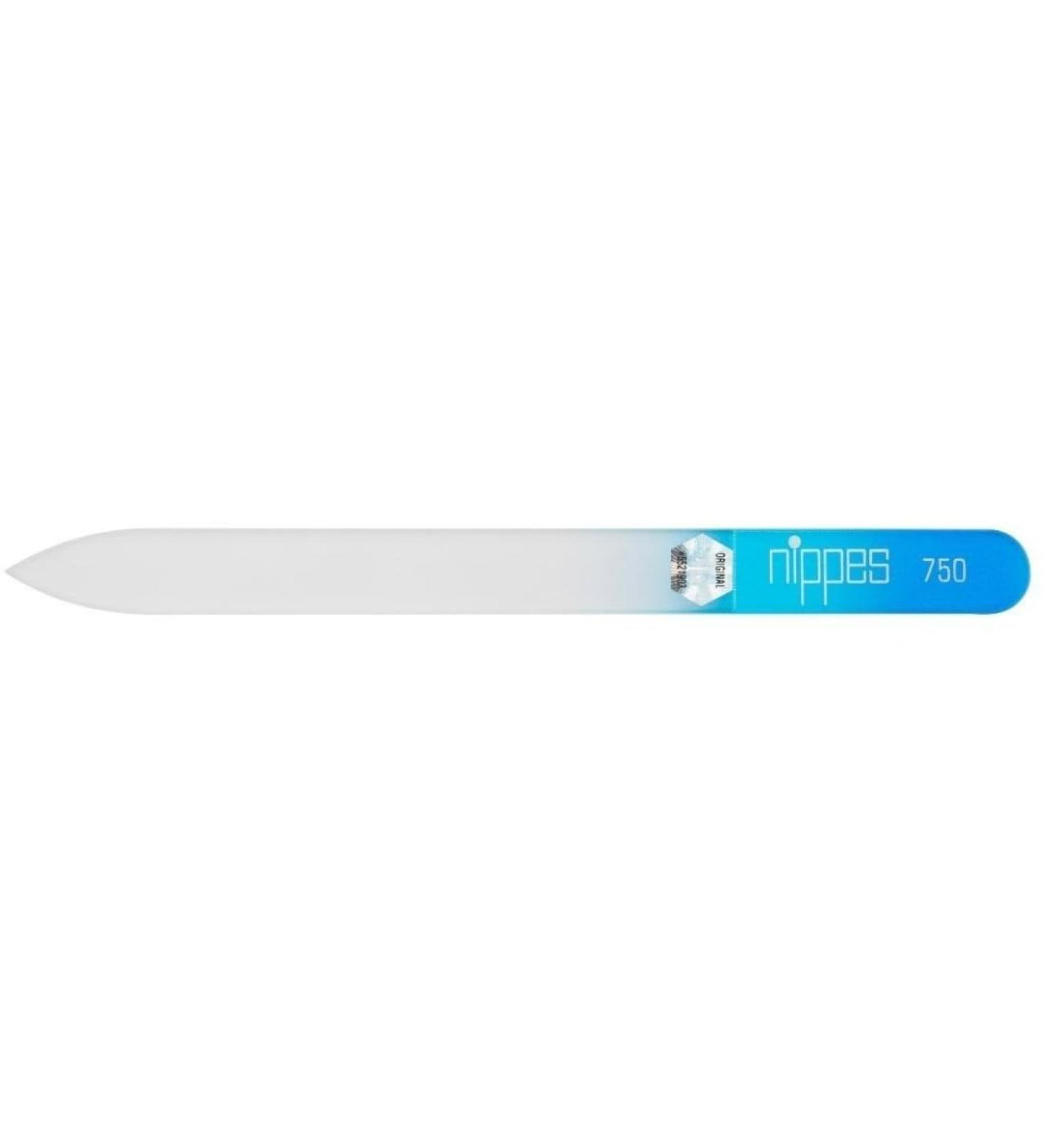 nippes Solingen Nail File Glass Blue 14 cm Can be Used on Both Sides - Buy Online on GoSupps.com