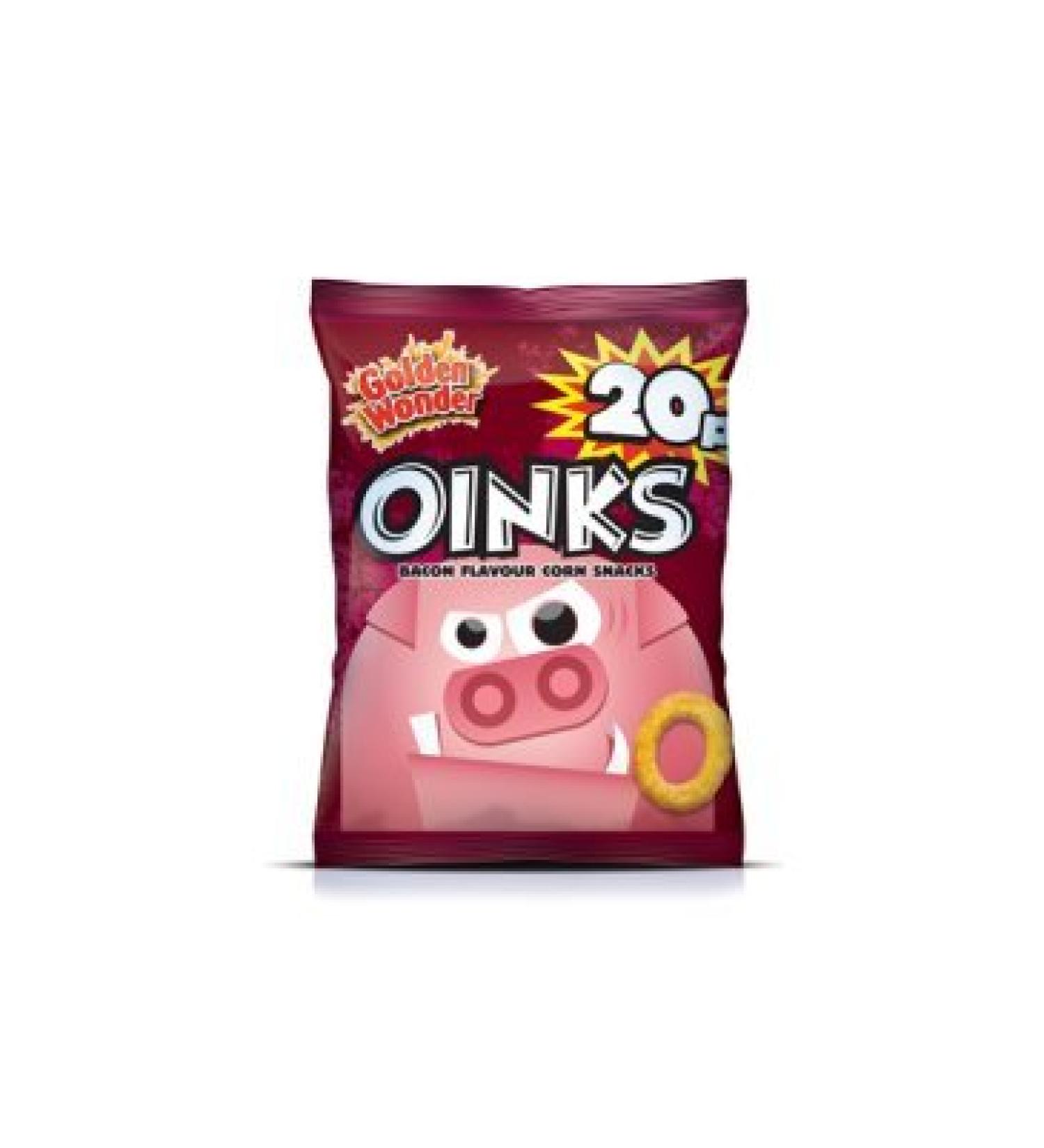 Oinks by Golden Wonder Bacon - 36 Count Box (Pack of 1) - Buy Online on GoSupps.com