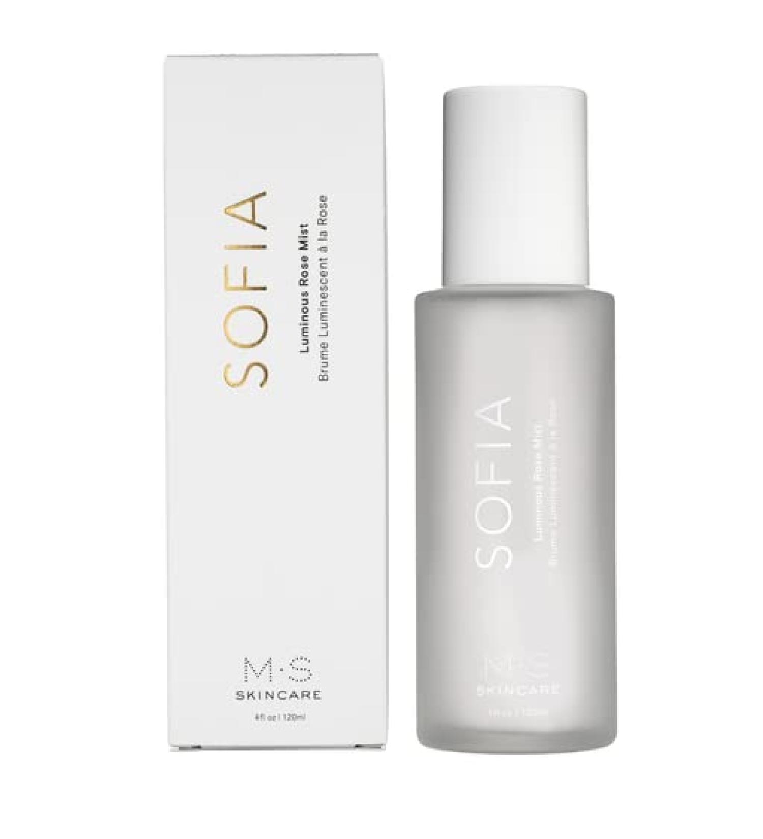 Buy Sofia Luminous Rose Mist - Vegan Face Mist 4 fl oz | Hydrating & Refreshing Skincare for All Skin Types - Buy Online on GoSupps.com