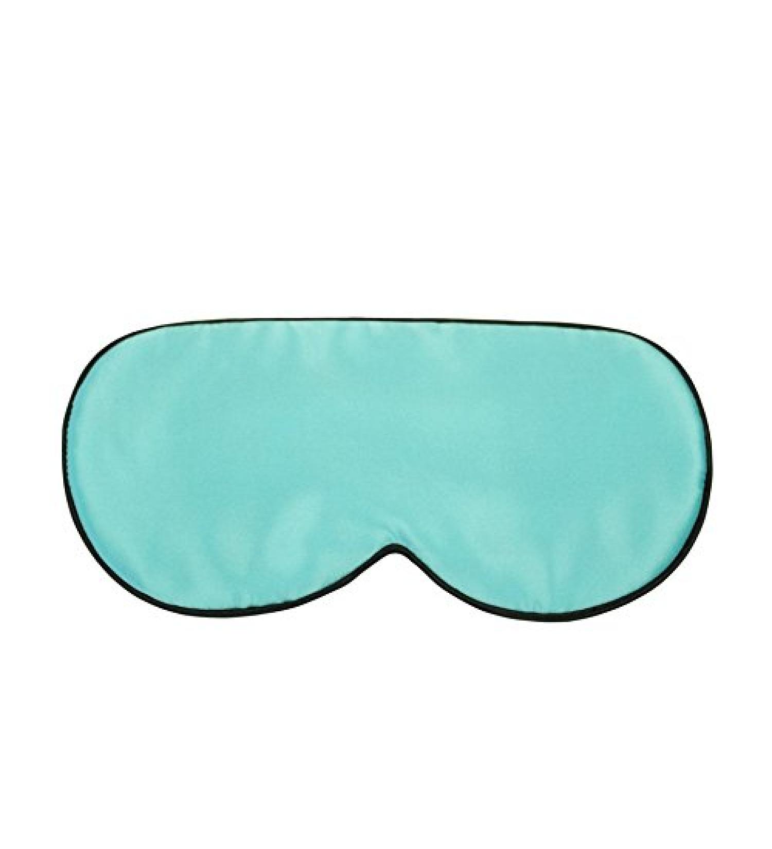 Mulberry Silk Sleep Mask - Adjustable Straps, Ultra-Soft, Mint Green - Buy Online on GoSupps.com