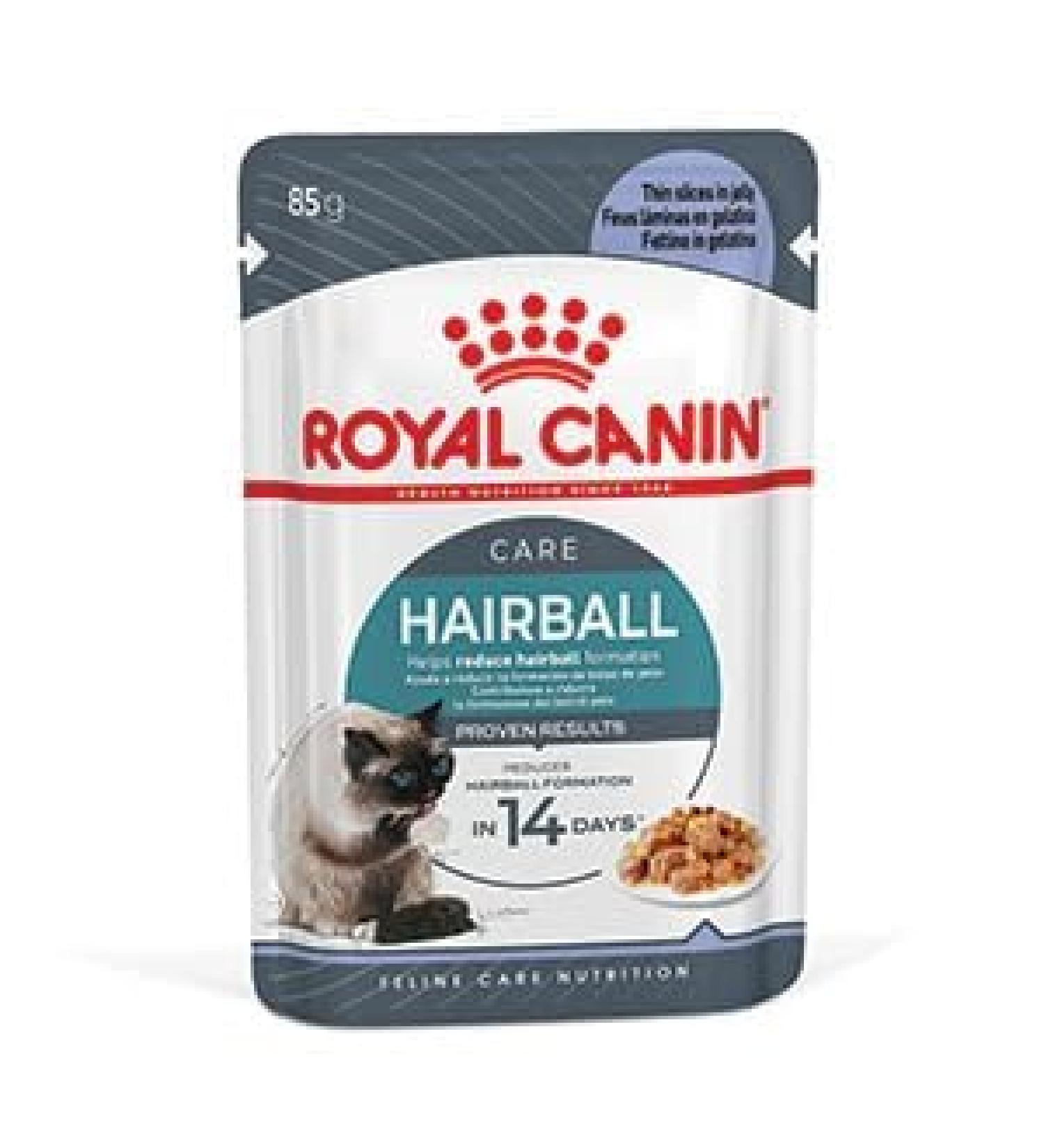 ROYAL CANIN Hairball Care In Jelly Adult Wet Cat Food (Pack of 24) - Buy Online on GoSupps.com