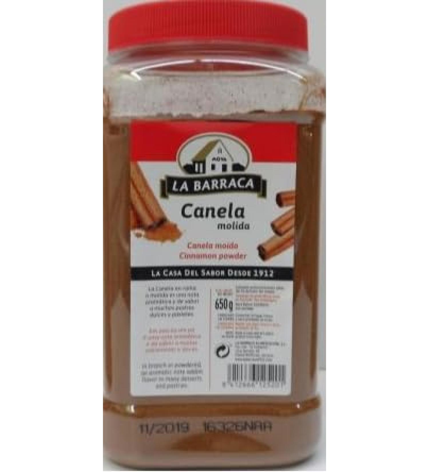 La Barraca Cannelle Moulue 550g pice en Vrac pour Boulangeries et Grande Consommation