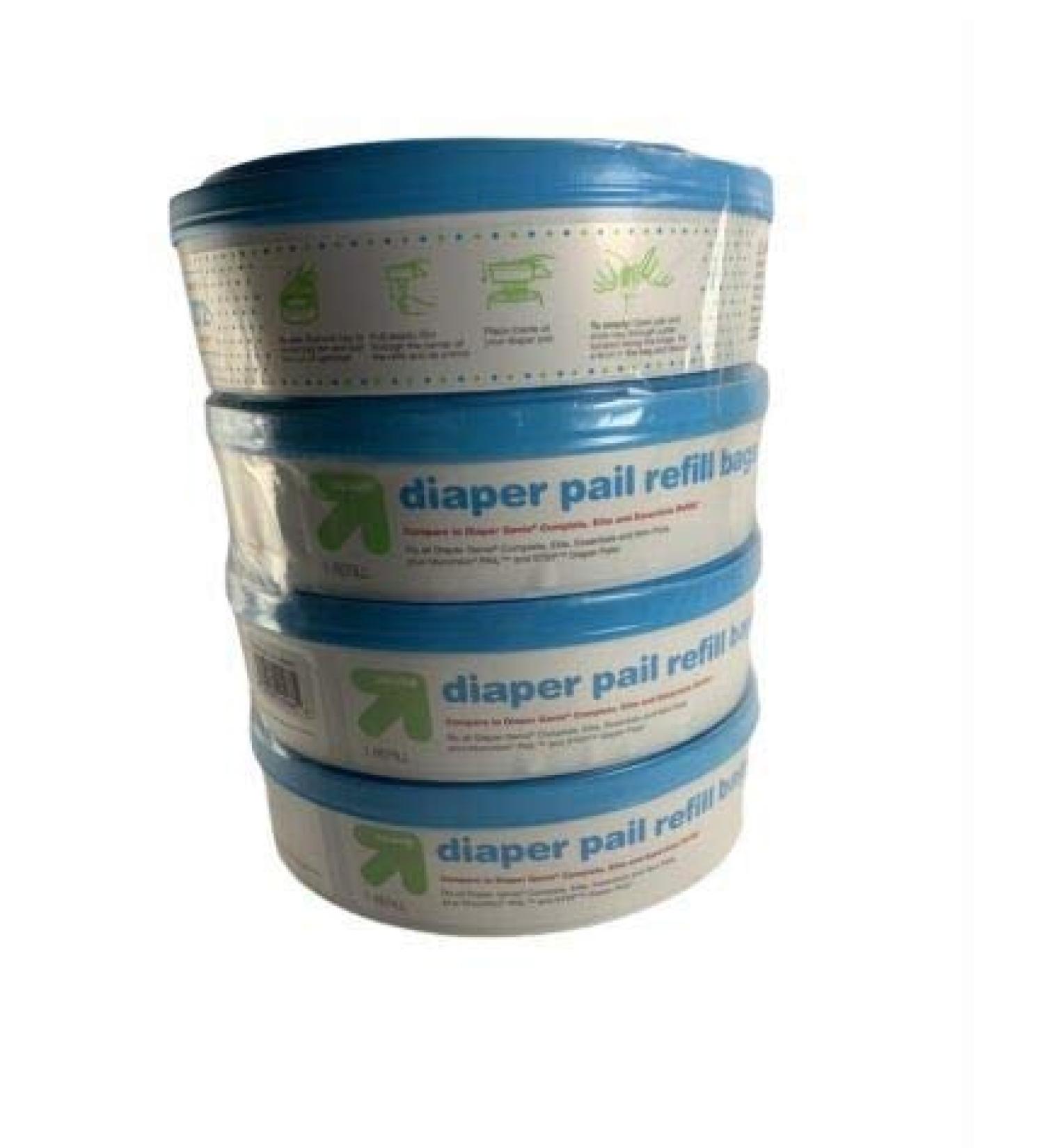 UP&UP Diaper Pail Refill Bags 4 pack 1,088 ct