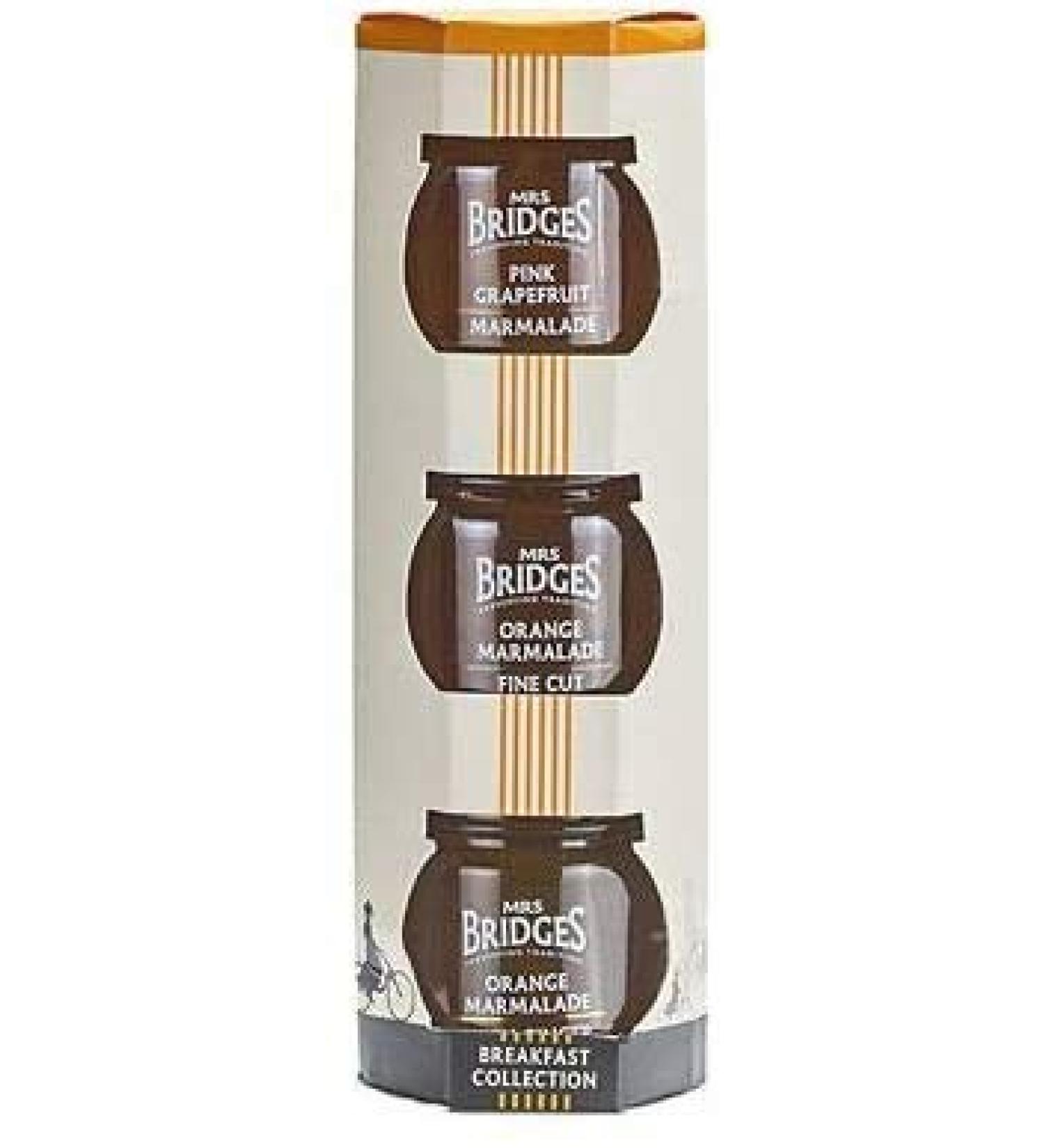 Mrs Bridges Mini Breakfast Marmalade Collection 3 x 42g