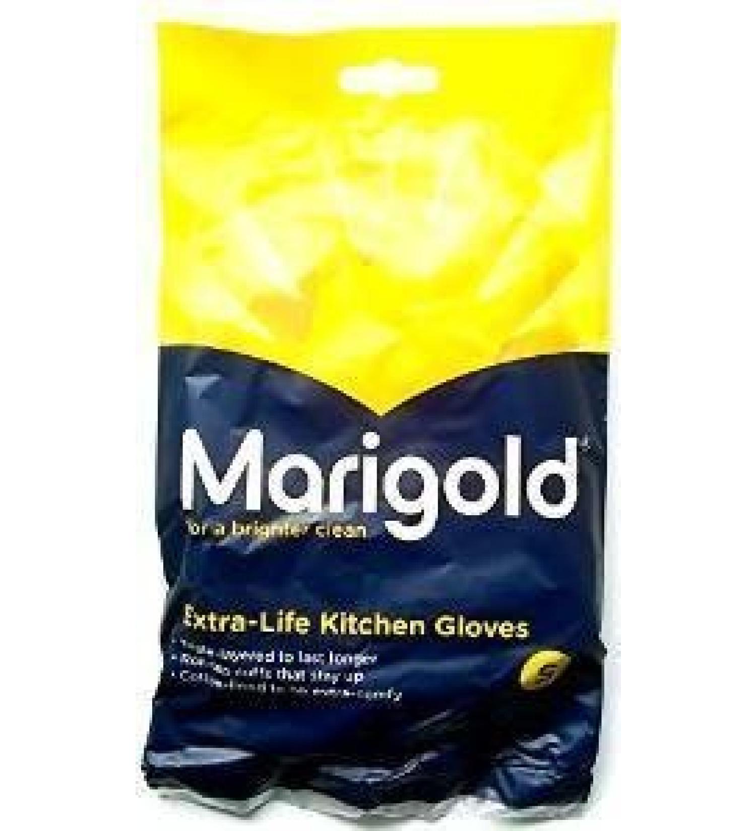 MARIGOLD Extra-Life Oven Mitts Pack of 6, Yellow, Small