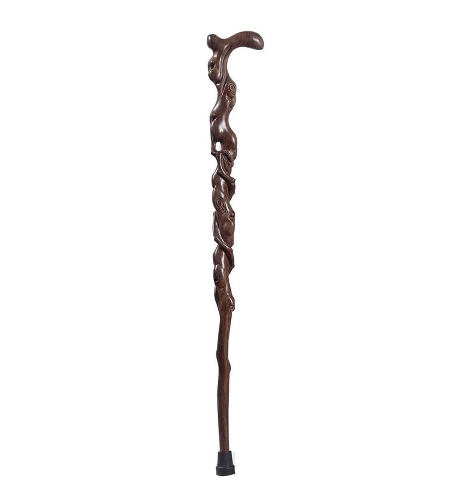 Cane Crutch Solid Wood Cane Root Carving Black Rosewood Whole Material Mahogany Walking Stick African Ebony Tree Root Carving Crutches Suitable for Elderly Gifts crutch-11.19 It's so Kind of You - Buy Online on GoSupps.com