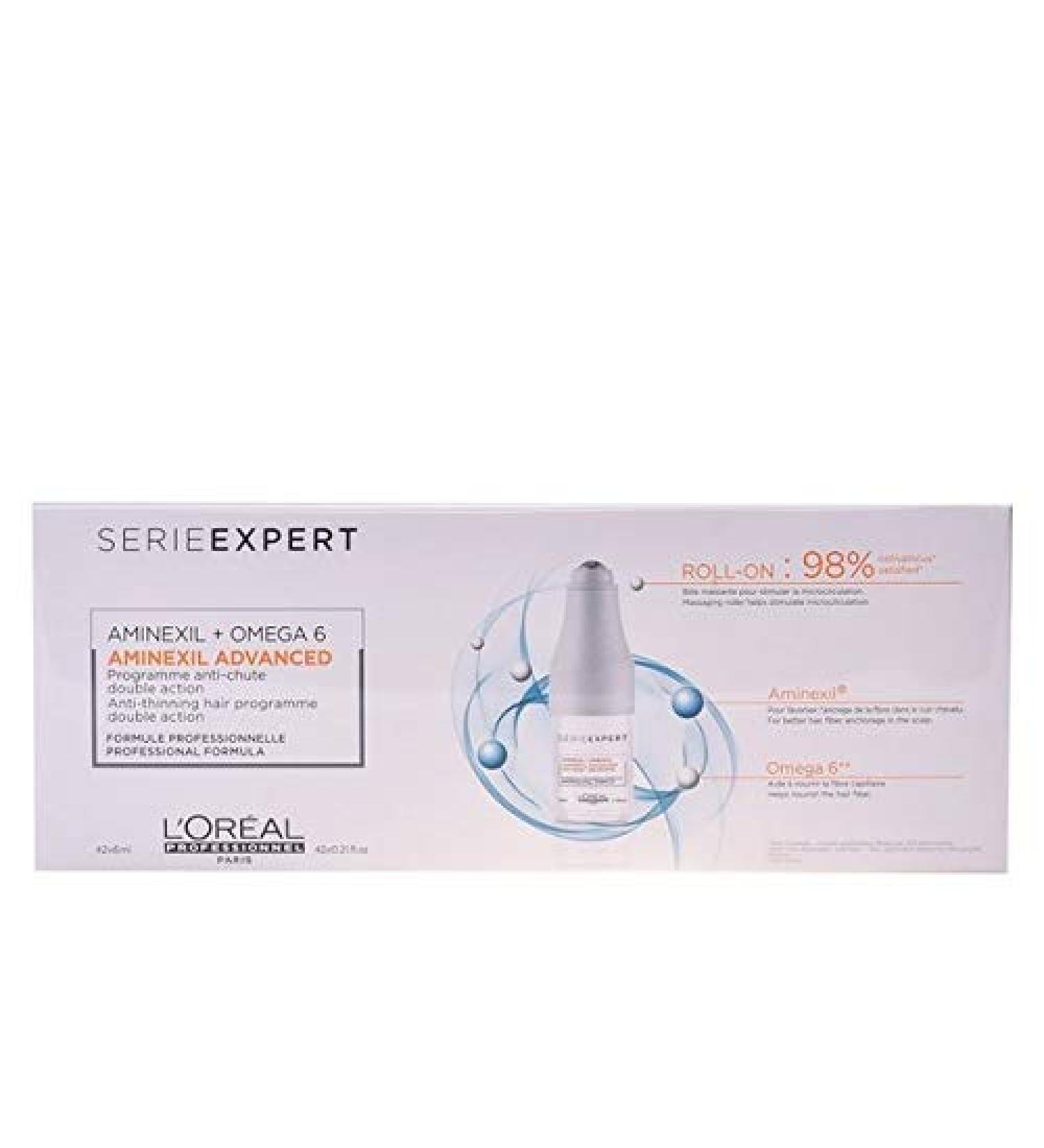 Loreal Aminexil Advanced 1 x (42x6ml) Serie Expert + Omega 6 against hair loss