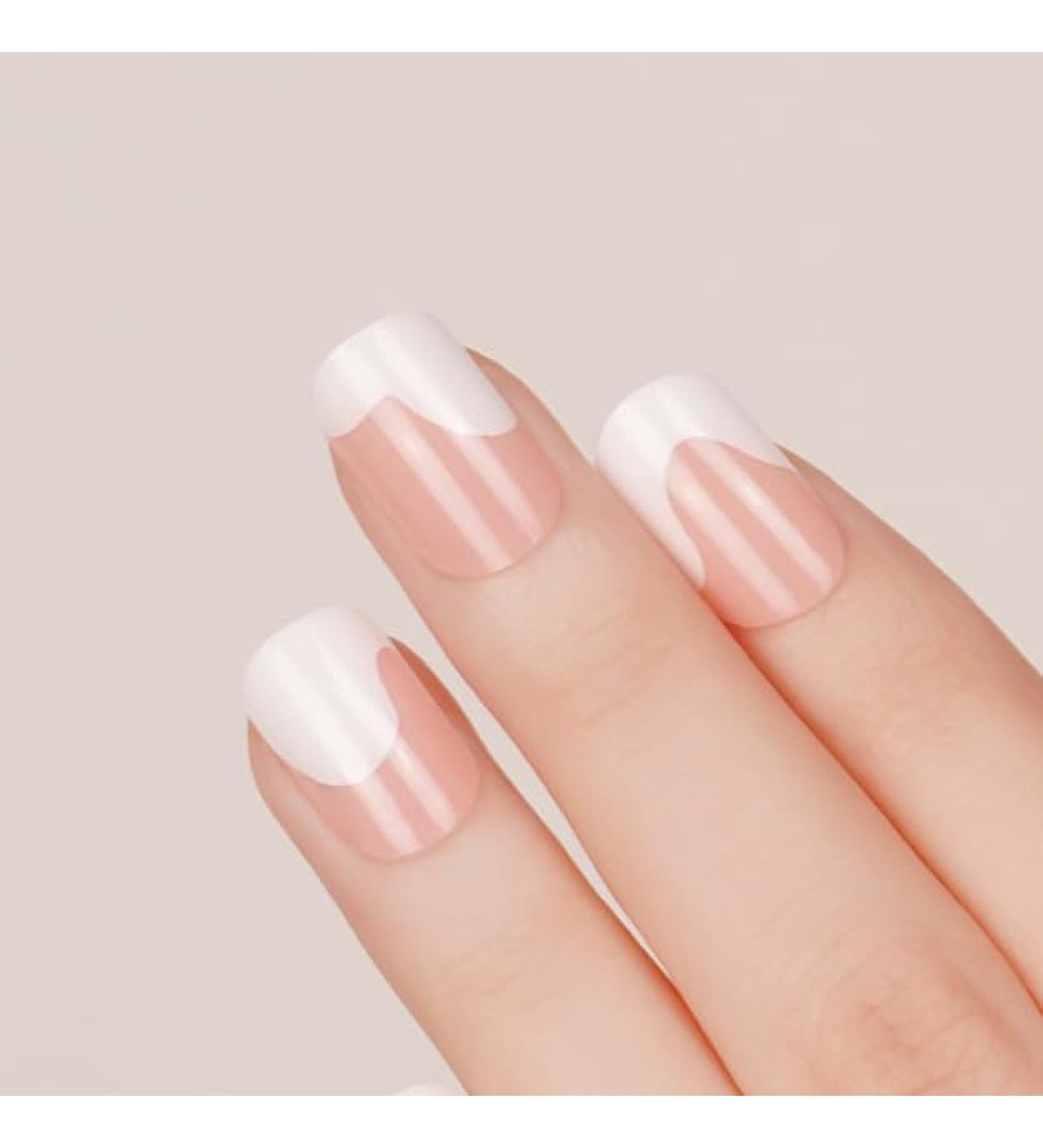 DANNI & TONI Semi Cured Gel Nail Polish Strips - Milk Swirls | Salon-Quality Manicure Stickers Set - Buy Online on GoSupps.com