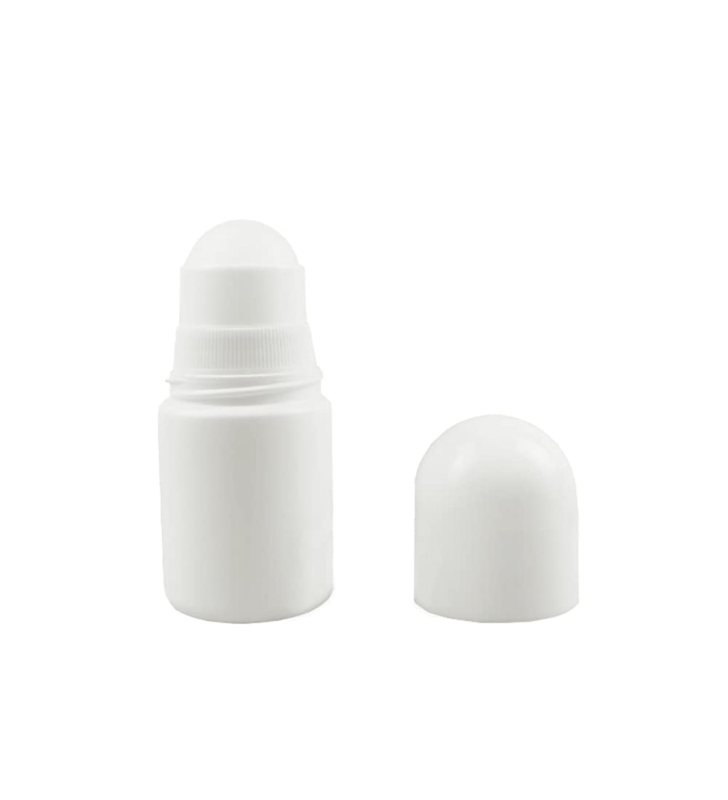 Jihuoo 4-Pack 30ml Refillable Plastic Roller Bottles for Aromatherapy | Empty Roll-On Bottles with Round Coverage - Buy Online on GoSupps.com