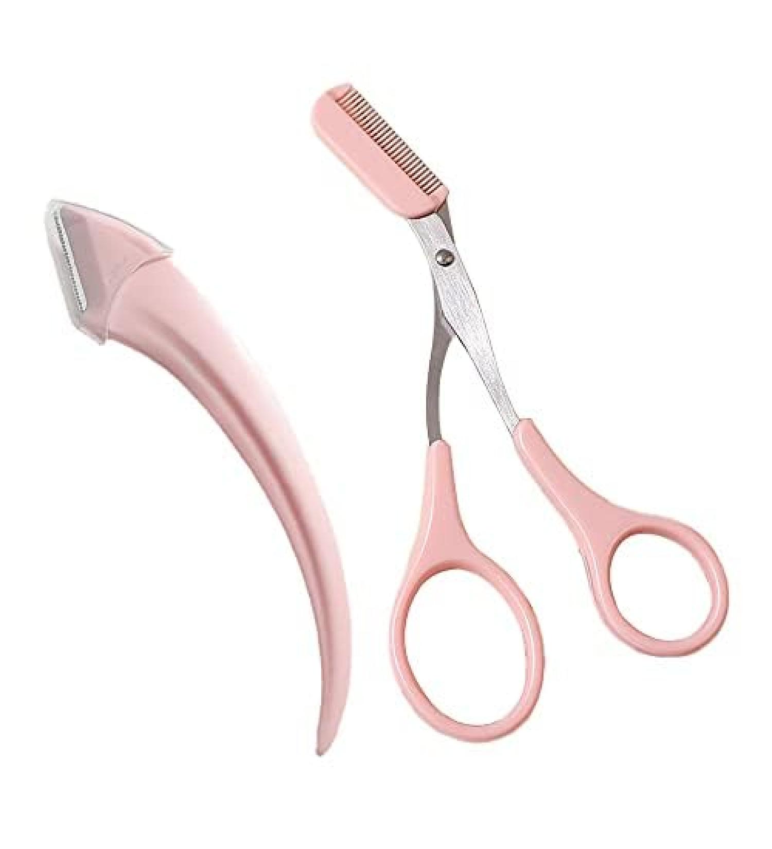 Professional Eyebrow Grooming Set - Scissors & Comb for Men, Women, Beginners | Precision Tools - Buy Online on GoSupps.com