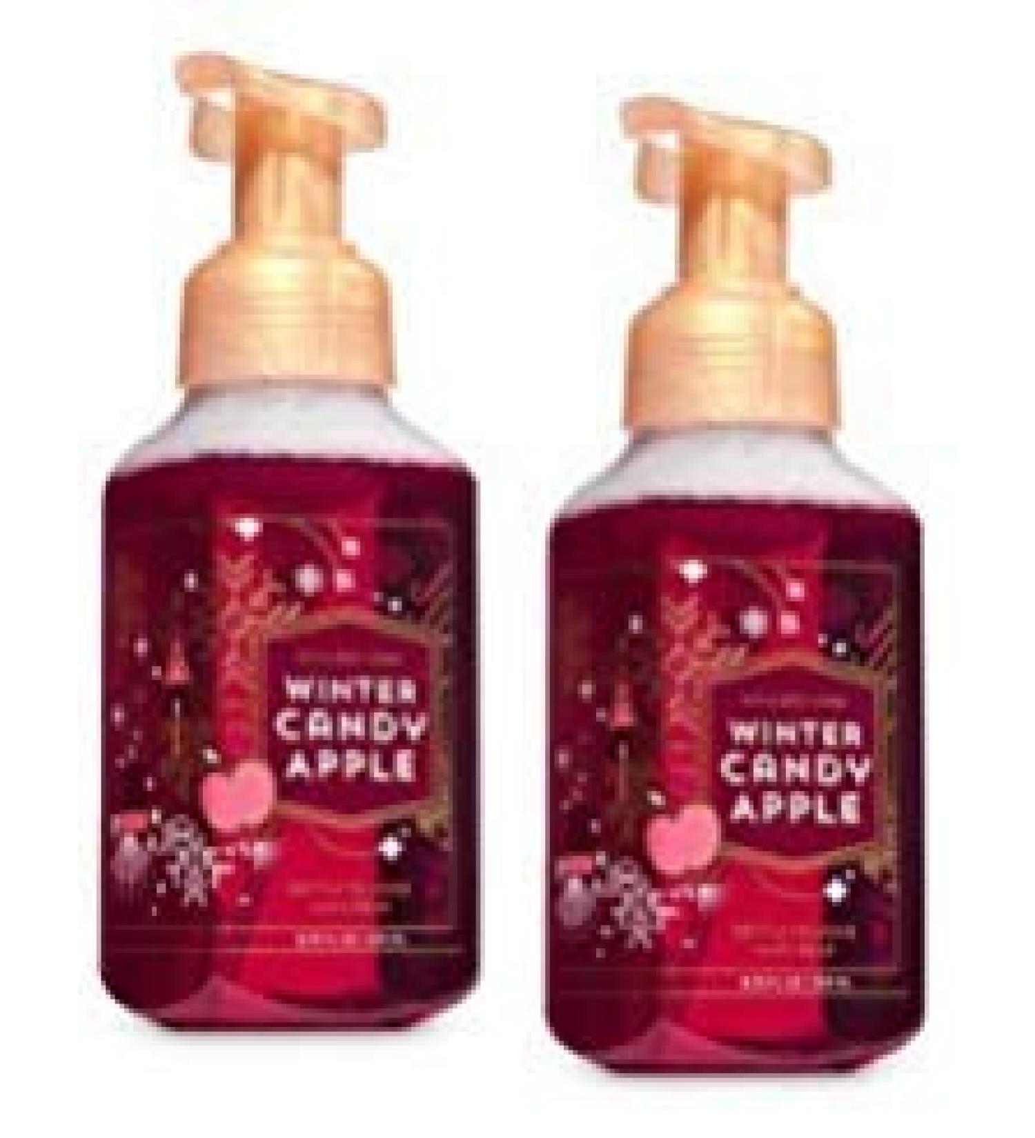 Bath and Body Works 2 Winter Candy Apple Gentle Foaming Hand Soap. 8.75 Oz. Apple 8.75 Ounce (Pack of 2)