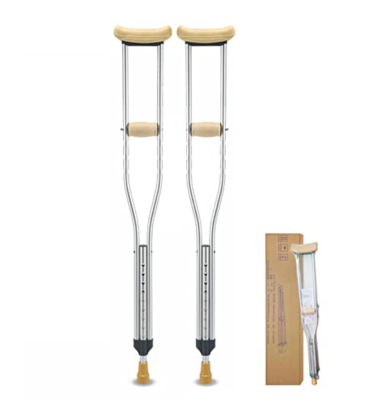 Crutches for Adults Underarm Aluminum Underarm Crutches for Youth/Adult/Tall Adult Crutches Double Adjustable Lightweight Shock Absorber Universal Crutches for Walking Great for Lucky Star - Buy Online on GoSupps.com