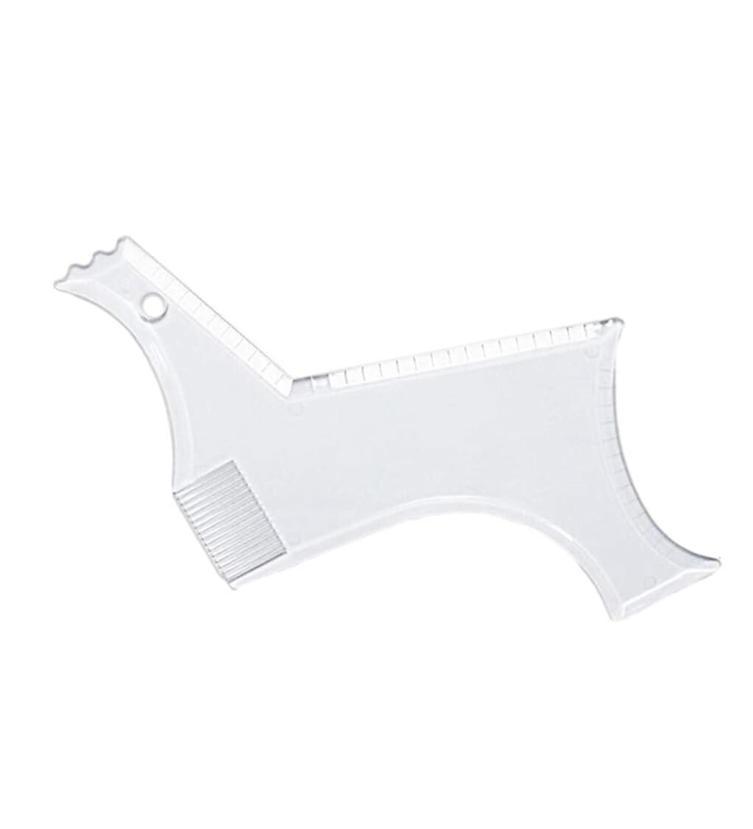 rongweiwang Beard Template For Men Smooth And Comfortable Shaping Experience Compact And Lightweight ABS Beard Shaping Tool Template Transparent - Buy Online on GoSupps.com