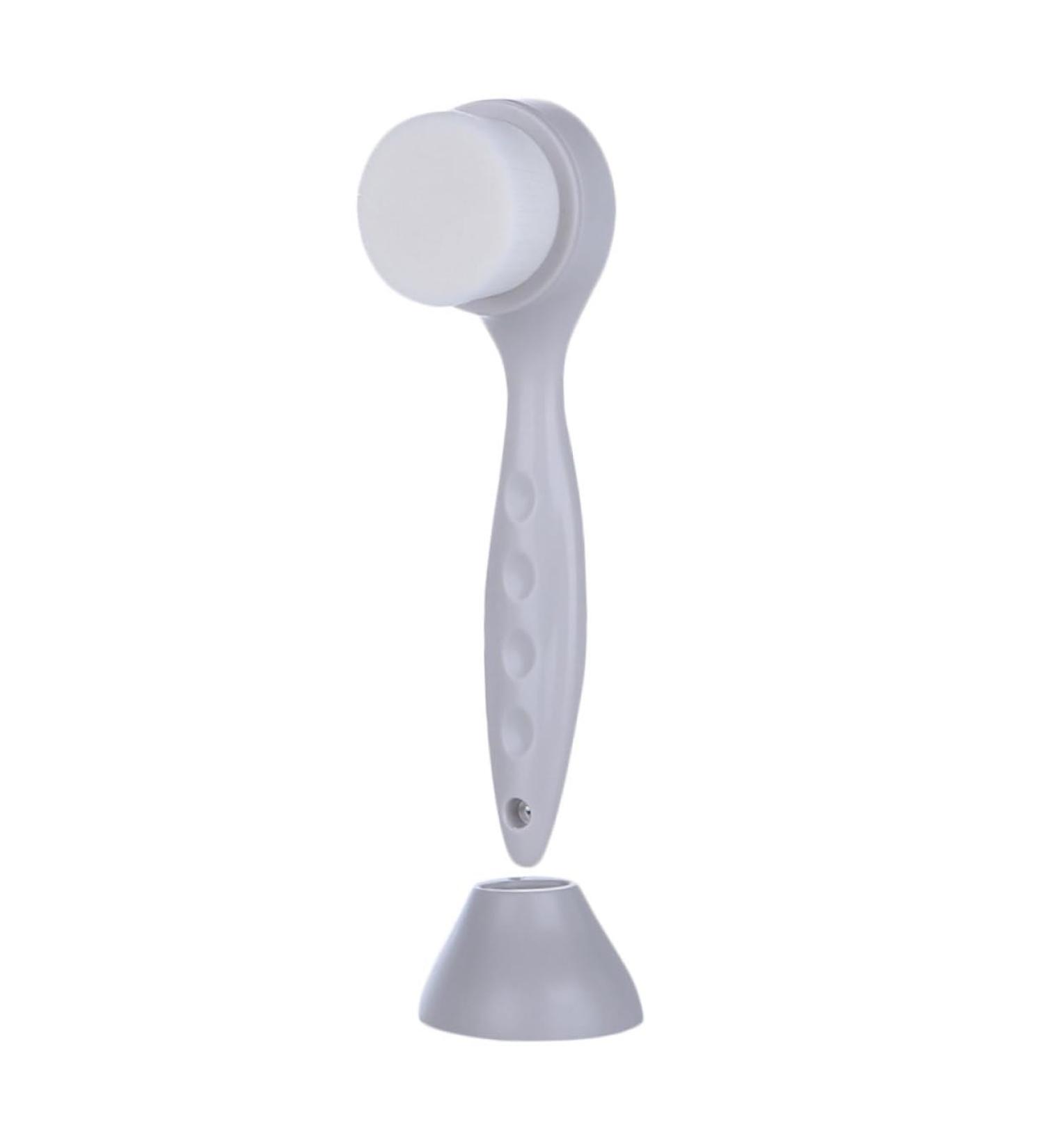 minkissy Manual Face Brush Facial Cleansing Tool Face Scrub Brush Silicone Cleaning Brush Skin Care Brush Face Washing Cleaner Facial Brush with Holder Artificial Fiber Deep Cleaning - Buy Online on GoSupps.com