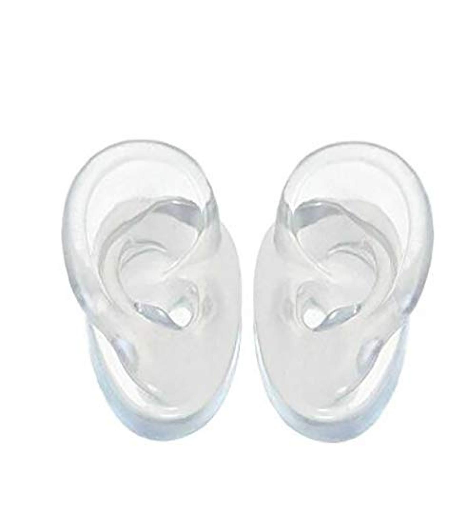 Simulation Silicone Ear Model - Soft Silicone Ear Model for Teaching - Artificial Ear Model for Ear Picking Practice Studs Earring Display Props