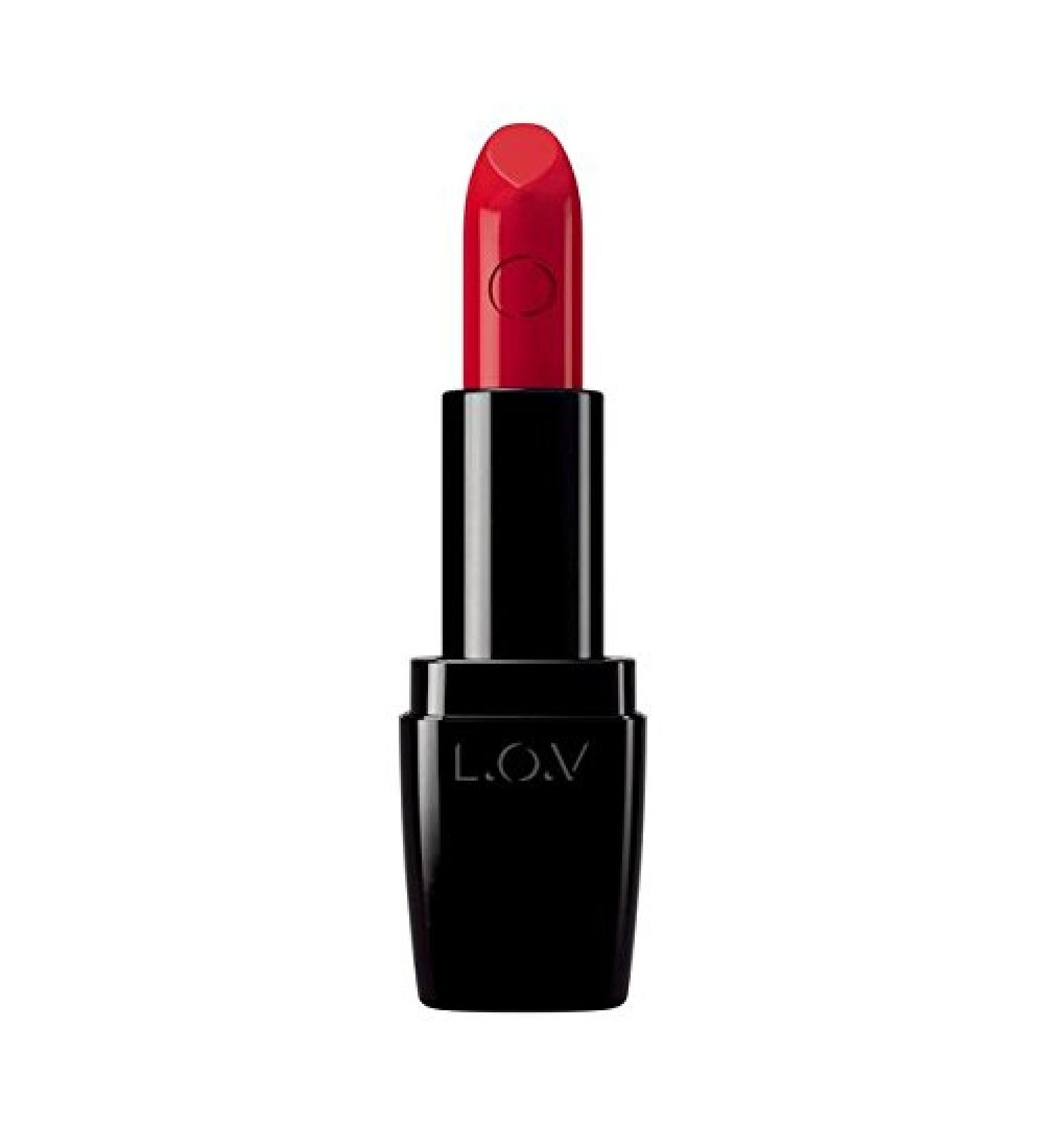 LOV Make-up Lips Lipaffair Color & Care Lipstick No. 550 Valentina's Grenadine 3 g