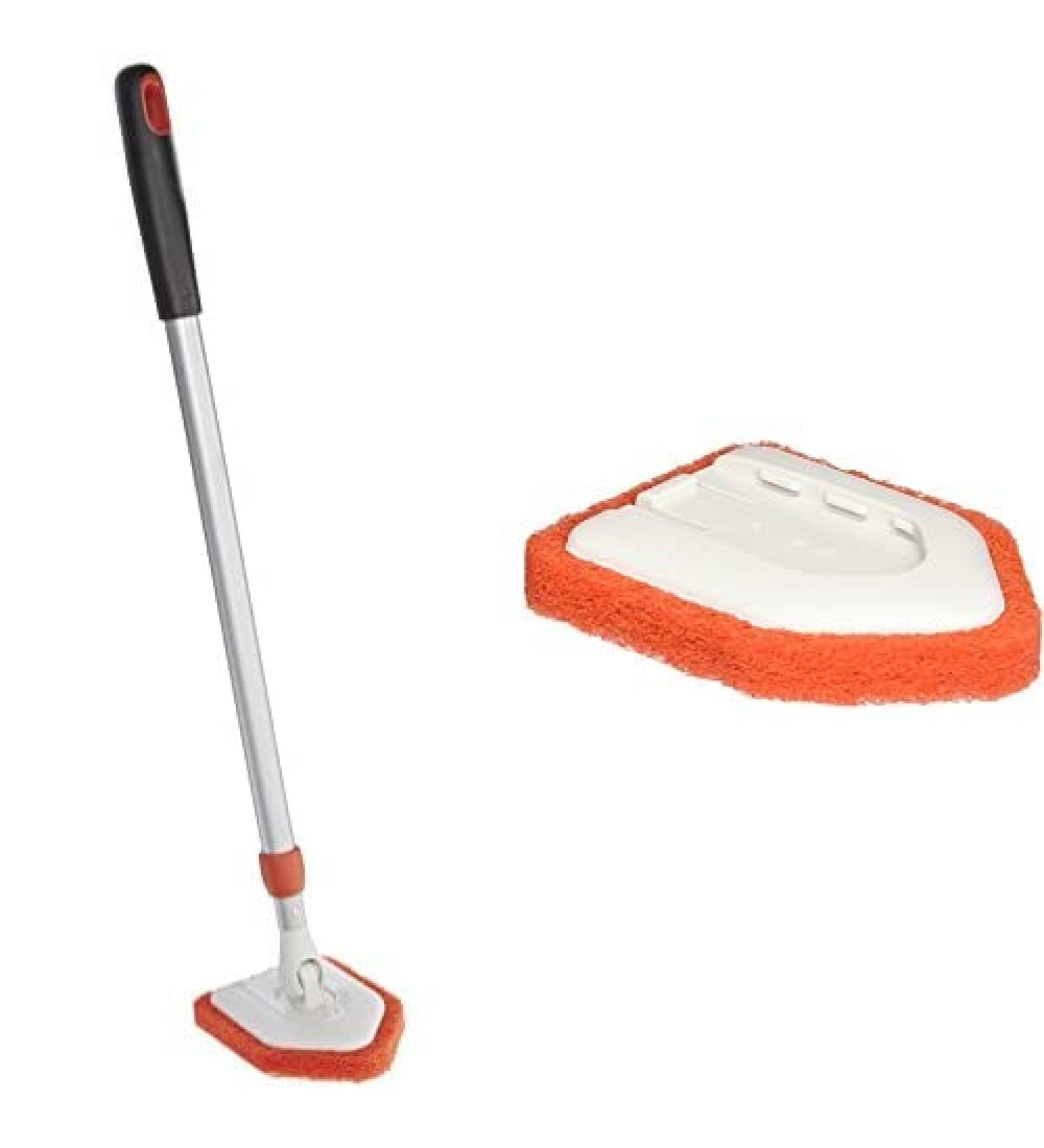OXO Good Grips Extendable Tub and Tile Scrubber + Refill Set - Effective Cleaning Solution - Buy Online on GoSupps.com