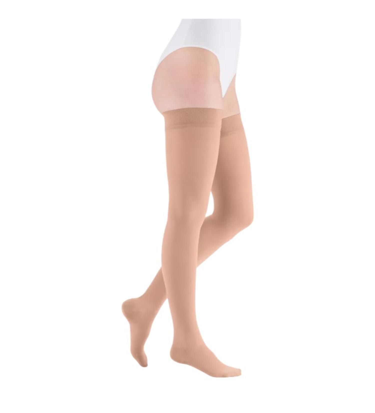 Medi Medive Plus Compression Thigh Stockings | Durable Clima-Comfort | Size I | Caramel | KKL2 | Open Tip | Best Quality Compression Wear - Buy Online on GoSupps.com
