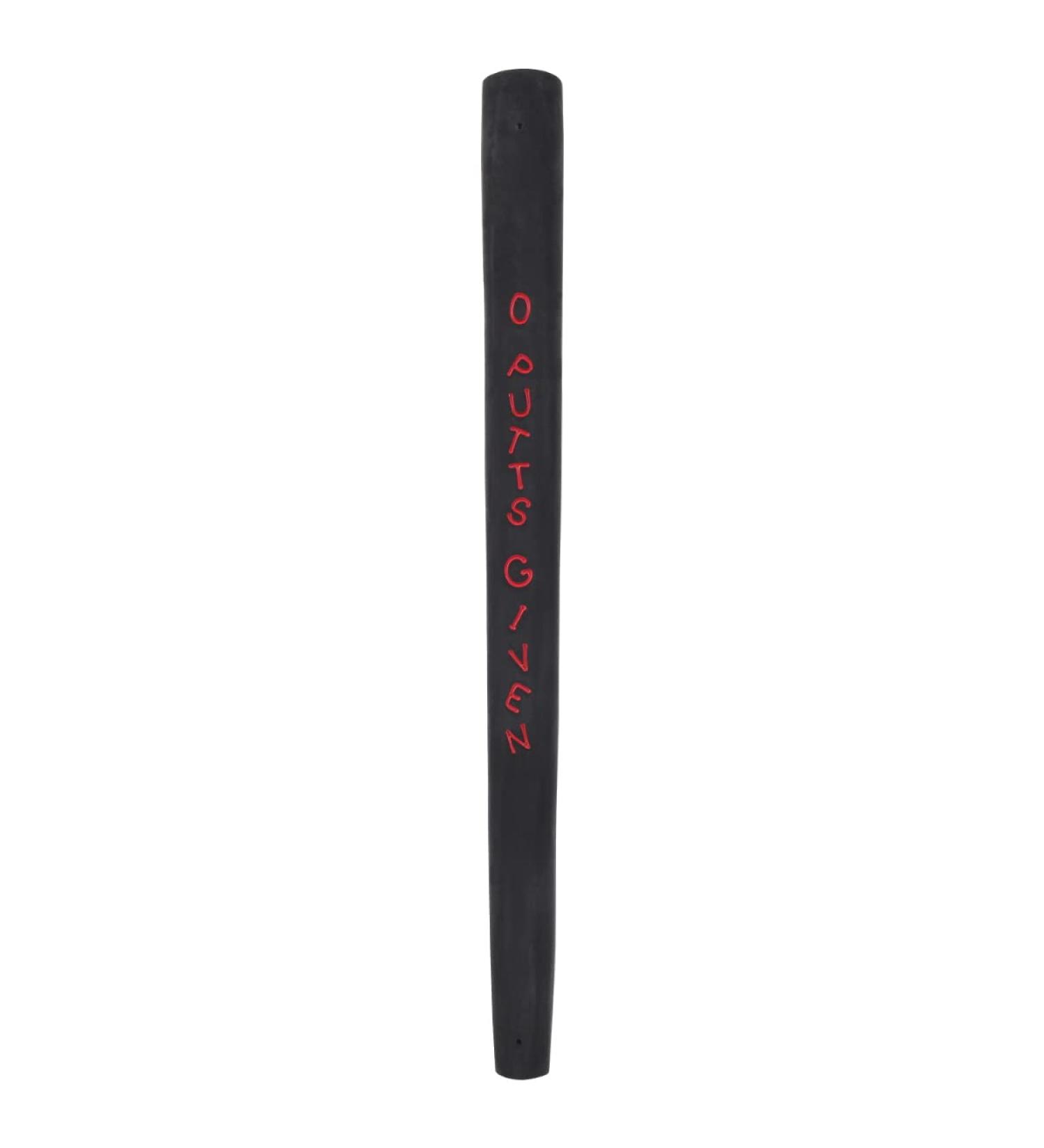 Studio Crafted Pistolero Style Midsize Golf Putter Grip - Black/Red - Buy Online on GoSupps.com