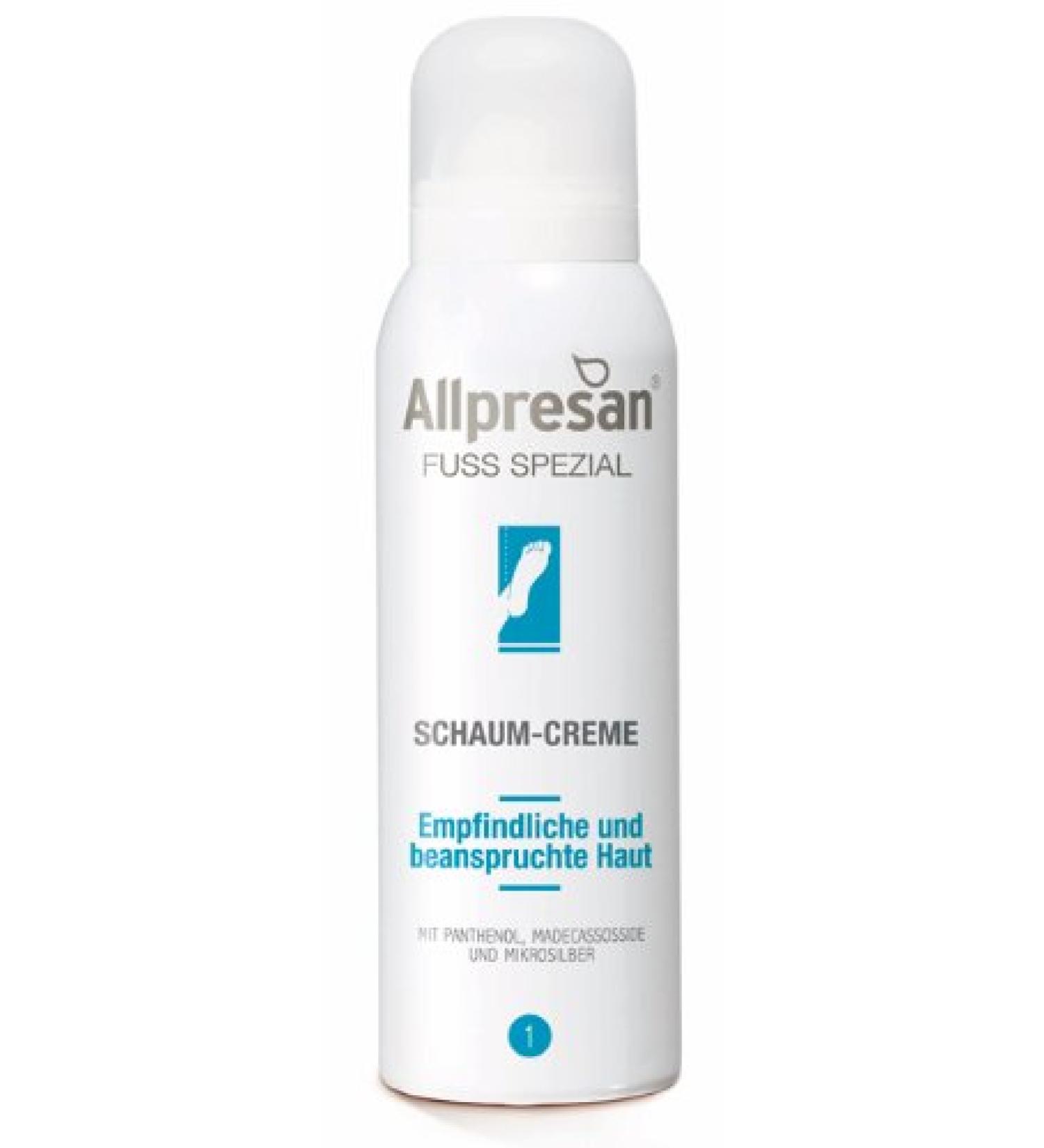 Allpresan Foot Special No. 1 Foam Cream 125 ml cares for stressed and irritated feet 125 ml (1 pack)