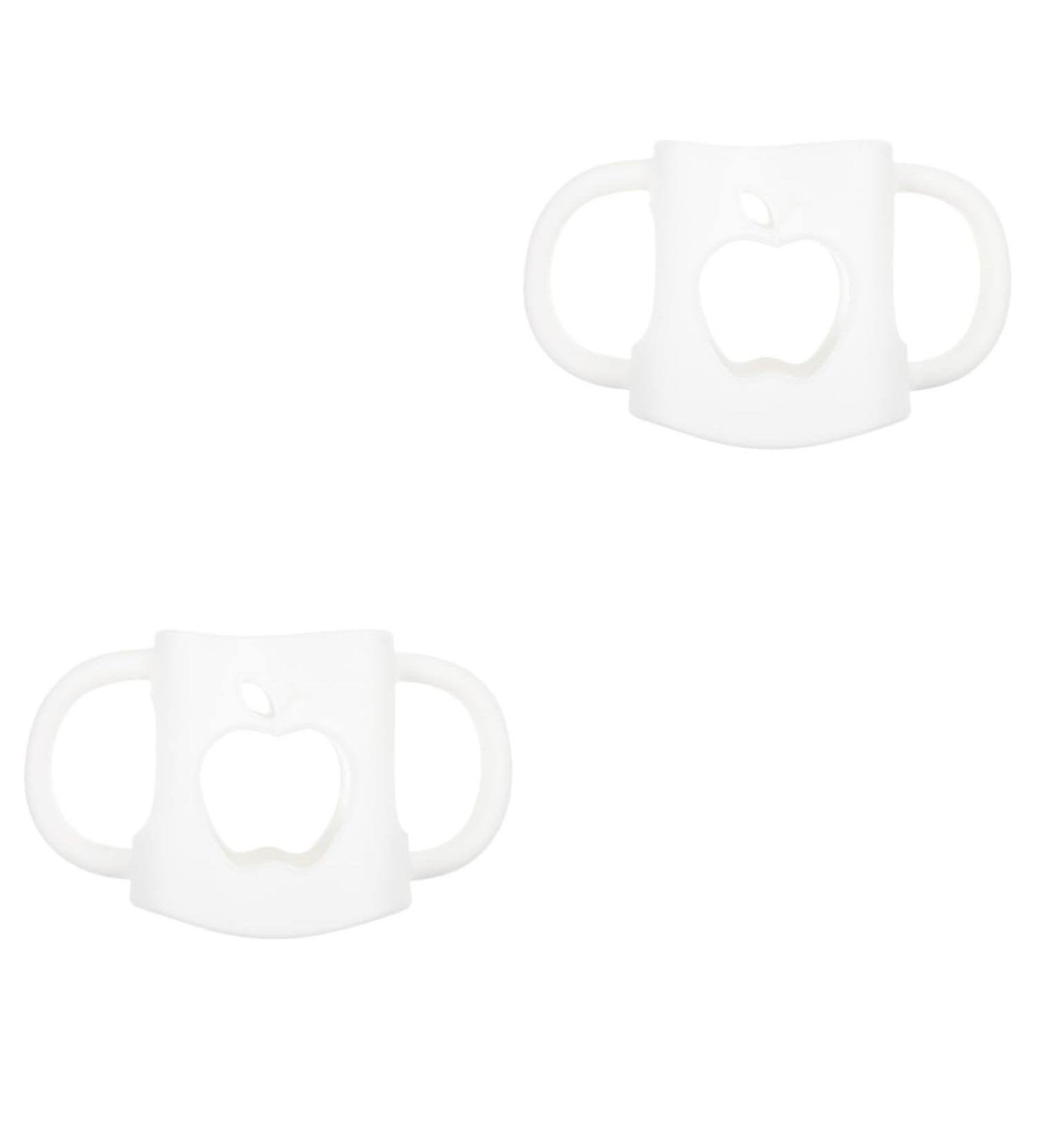 Toyvian 2pcs Silicone Bottle Cover Feeding Bottle Handles Supplies Feeding Bottle Holder Anti-Slip Bottle Sleeve Bottle Protection Cover White Portable Feeder Whitex2pcs 12X7X2.5CMx2pcs - Buy Online on GoSupps.com