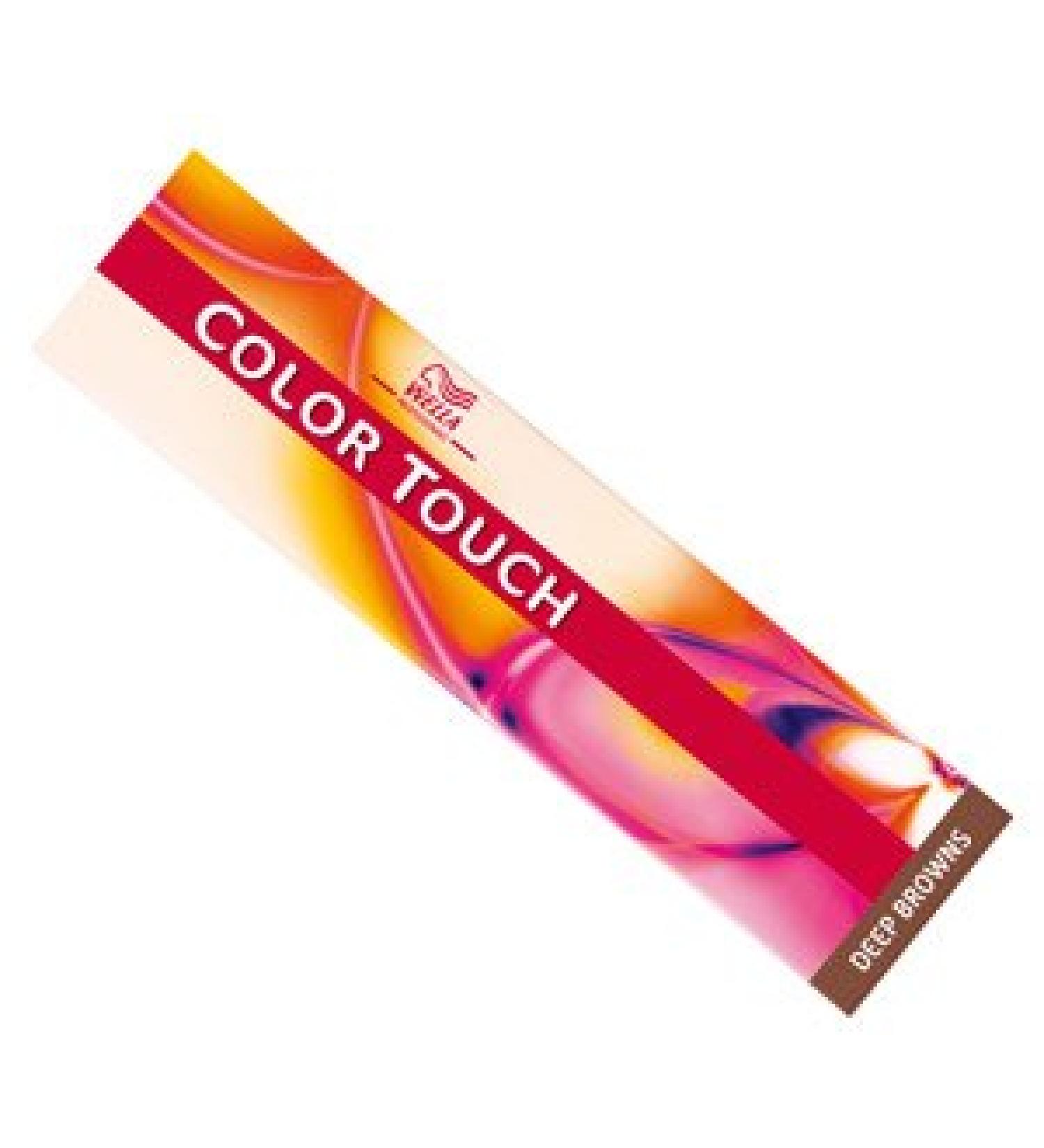 Wella Color Touch Deep Browns 6/75 - Dark Brunette Mahogany Blonde Semi-Permanent Hair Colour / Tint 60ml Tubes