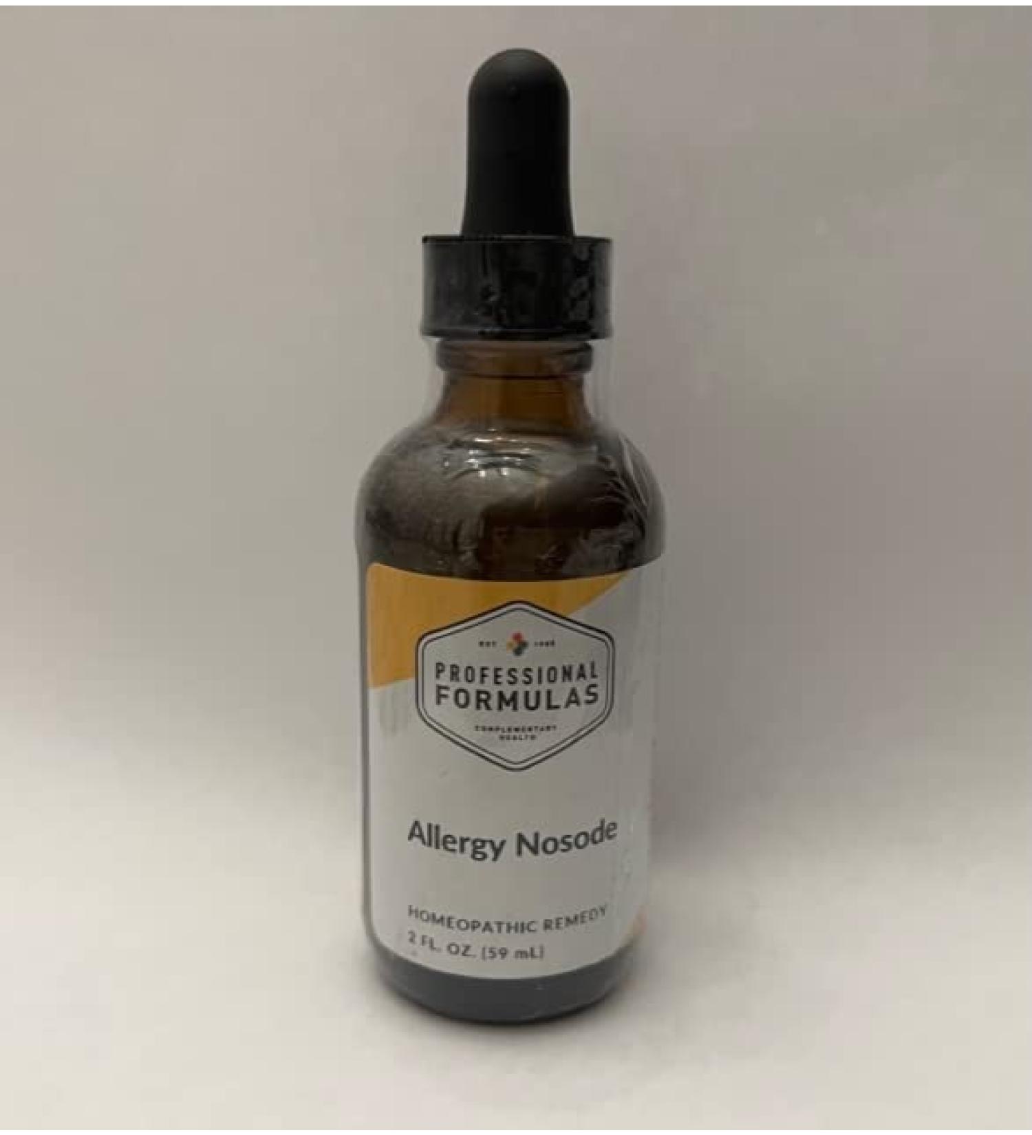Professional Complementary Health Formulas Allergy Nosode 2 oz Homeopathic Combination for The Temporary Relief of runny Nose Nasal Congestion Headache Itchy or Watery Eyes
