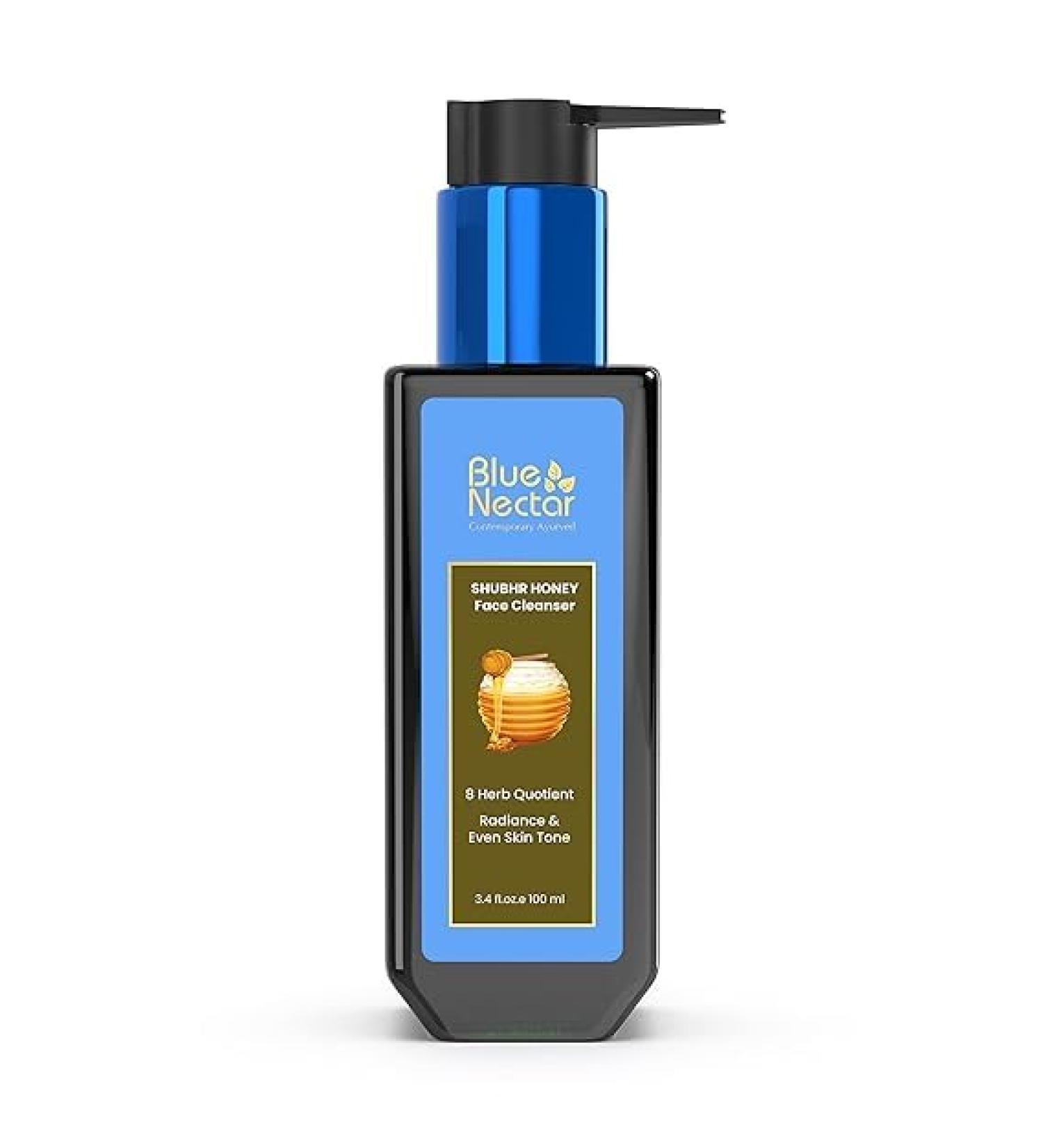 Ayurvedic Tan Removal Face Wash | Honey Aloe Vera Detan for All Skin Types (8 Herbs 3.38 Fl Oz) - Glowing Skin Solution - Buy Online on GoSupps.com
