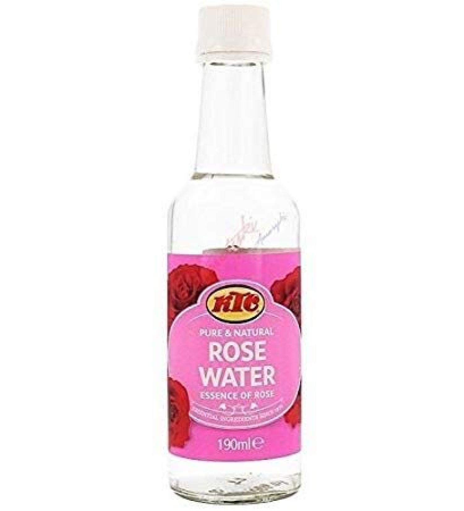 Eau de rose KTC - 190 ml - Lot de 2