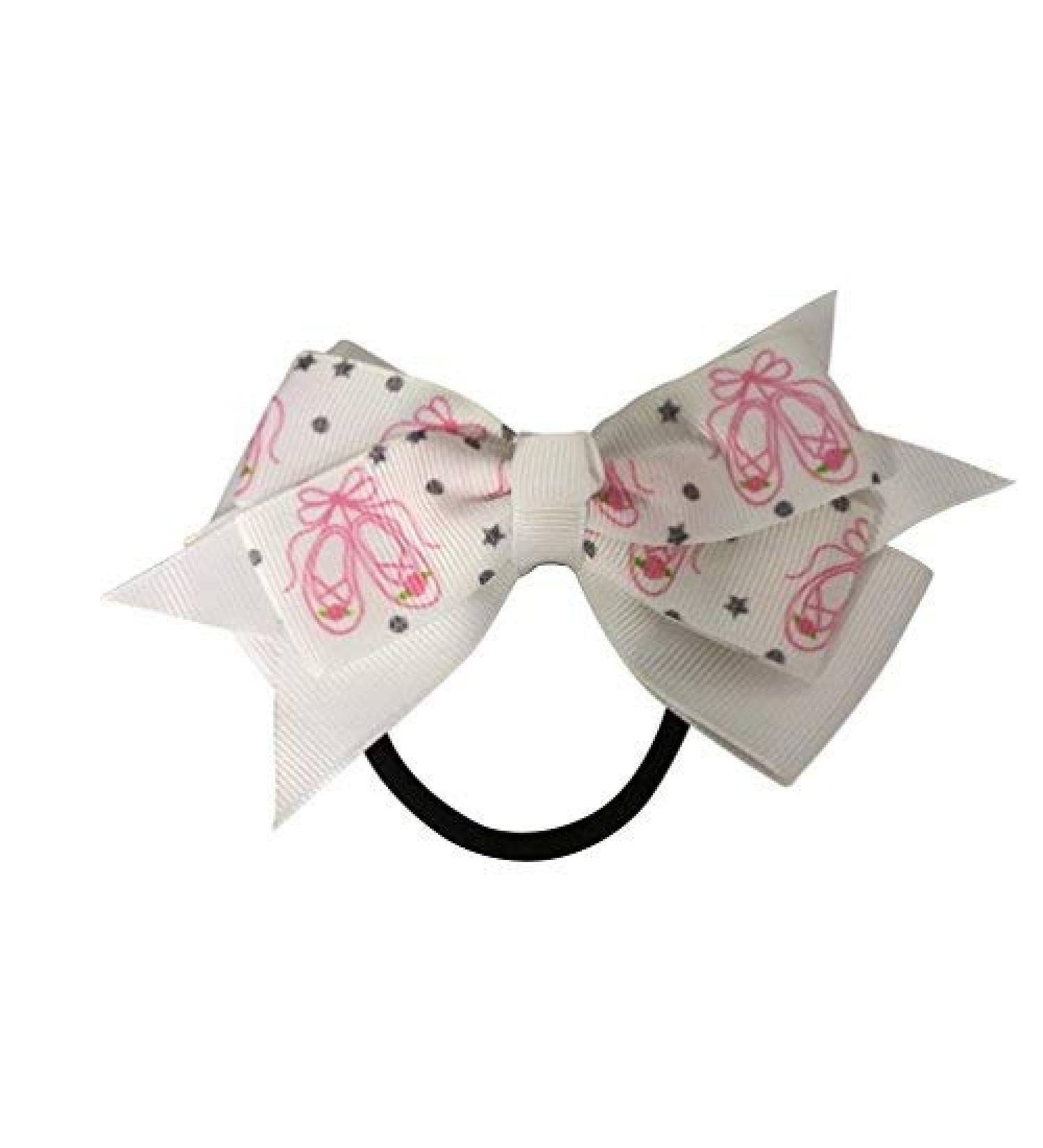 Dance Hair Bow with Pink Ballet Slippers | Dance Accessories for Recitals or Birthday Gifts - Buy Online on GoSupps.com